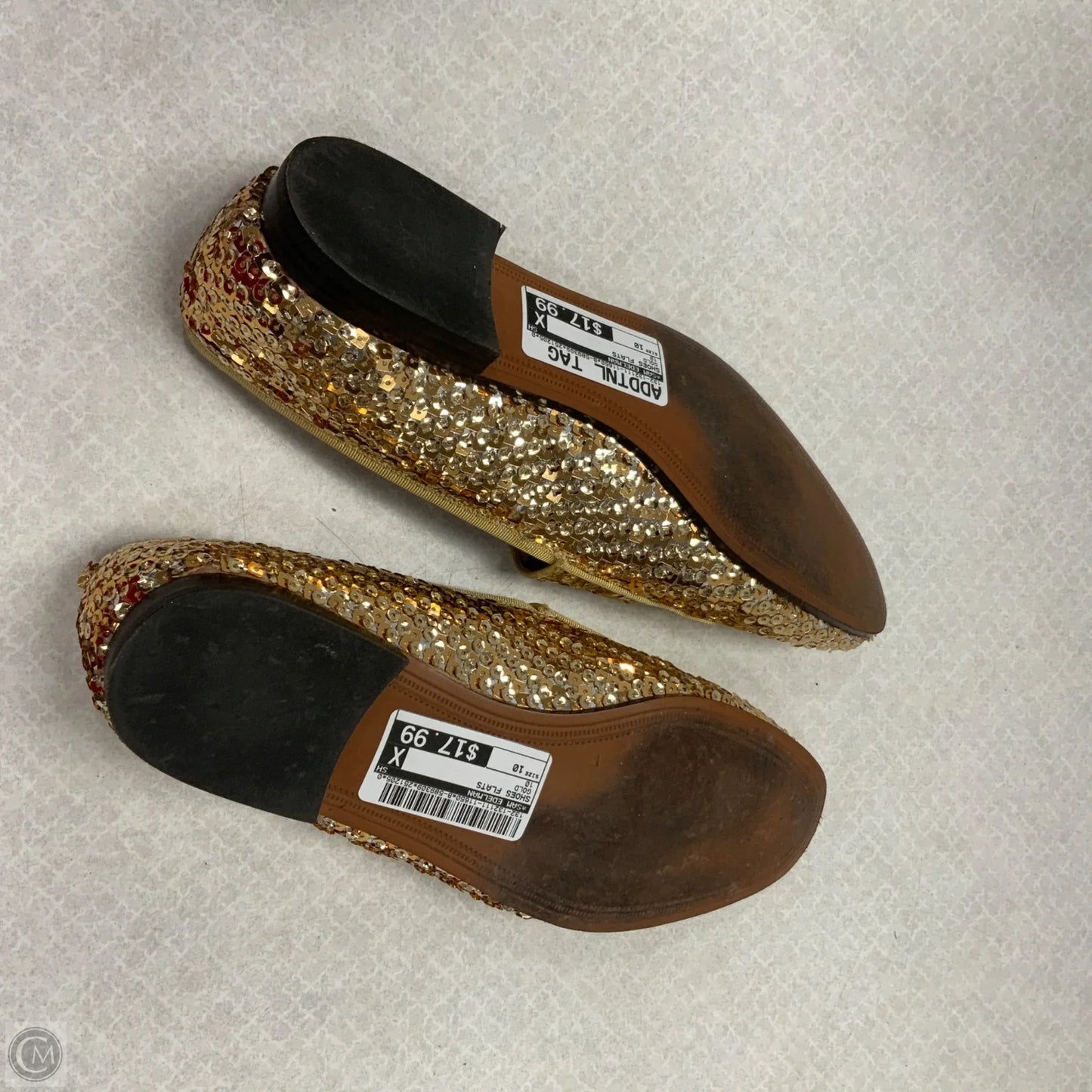 Shoes Flats By Sam Edelman In Gold, Size: 10