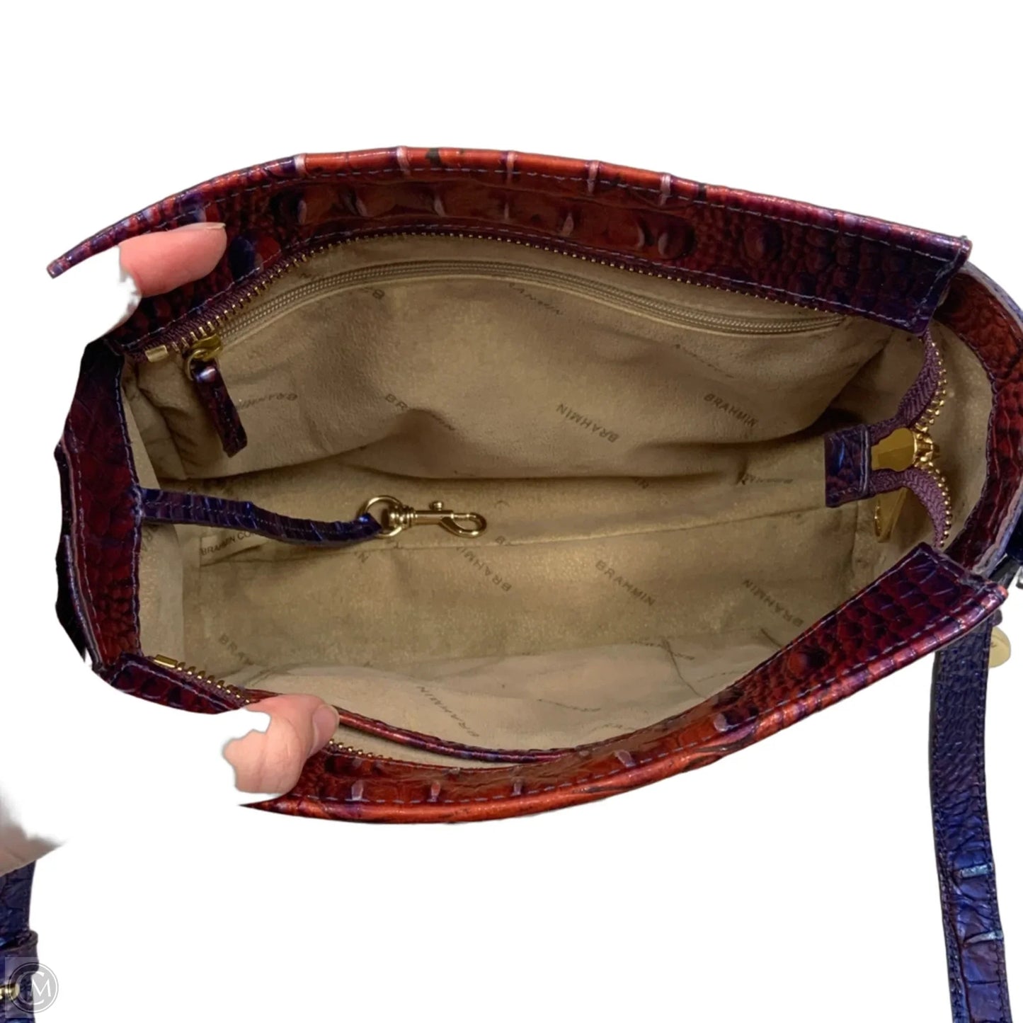 Crossbody Designer By Brahmin, Size: Small