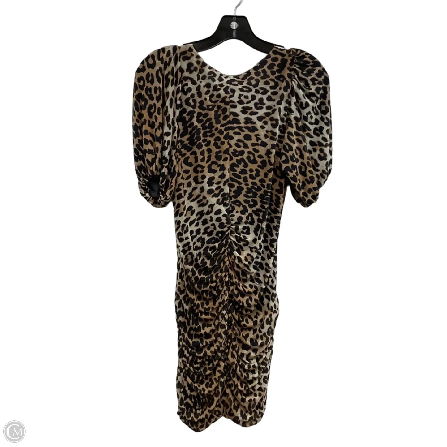 Dress Casual Short By Ganni In Brown, Size: S
