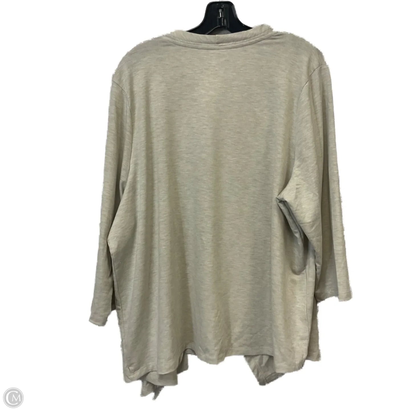 Cardigan By St Johns Bay In Tan, Size: 2x