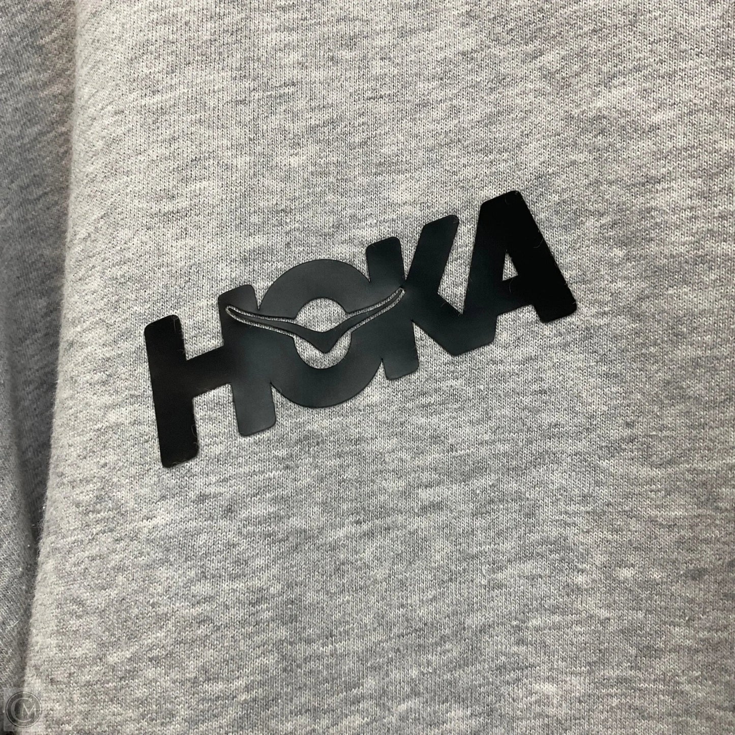 Sweatshirt Hoodie By Hoka In Grey, Size: Xs