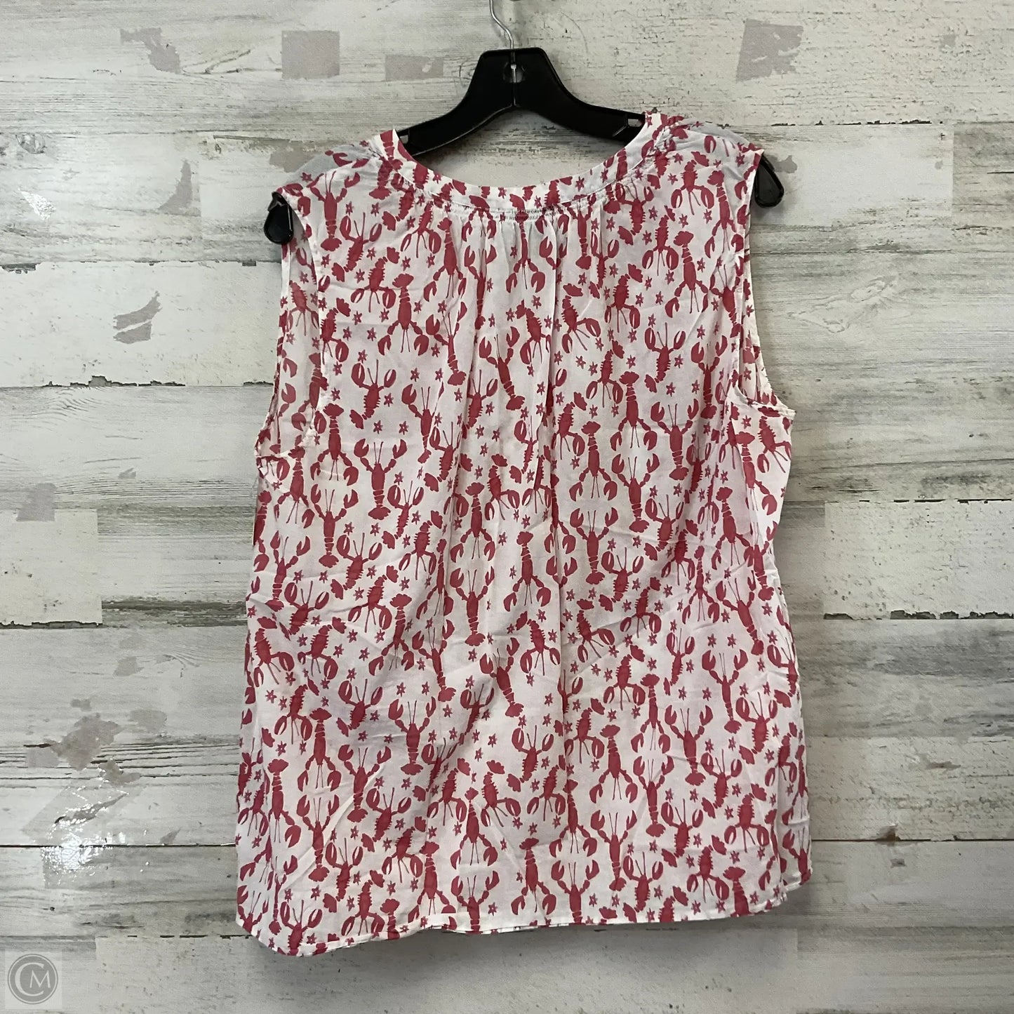 Top Sleeveless By Talbots In Red, Size: 2x