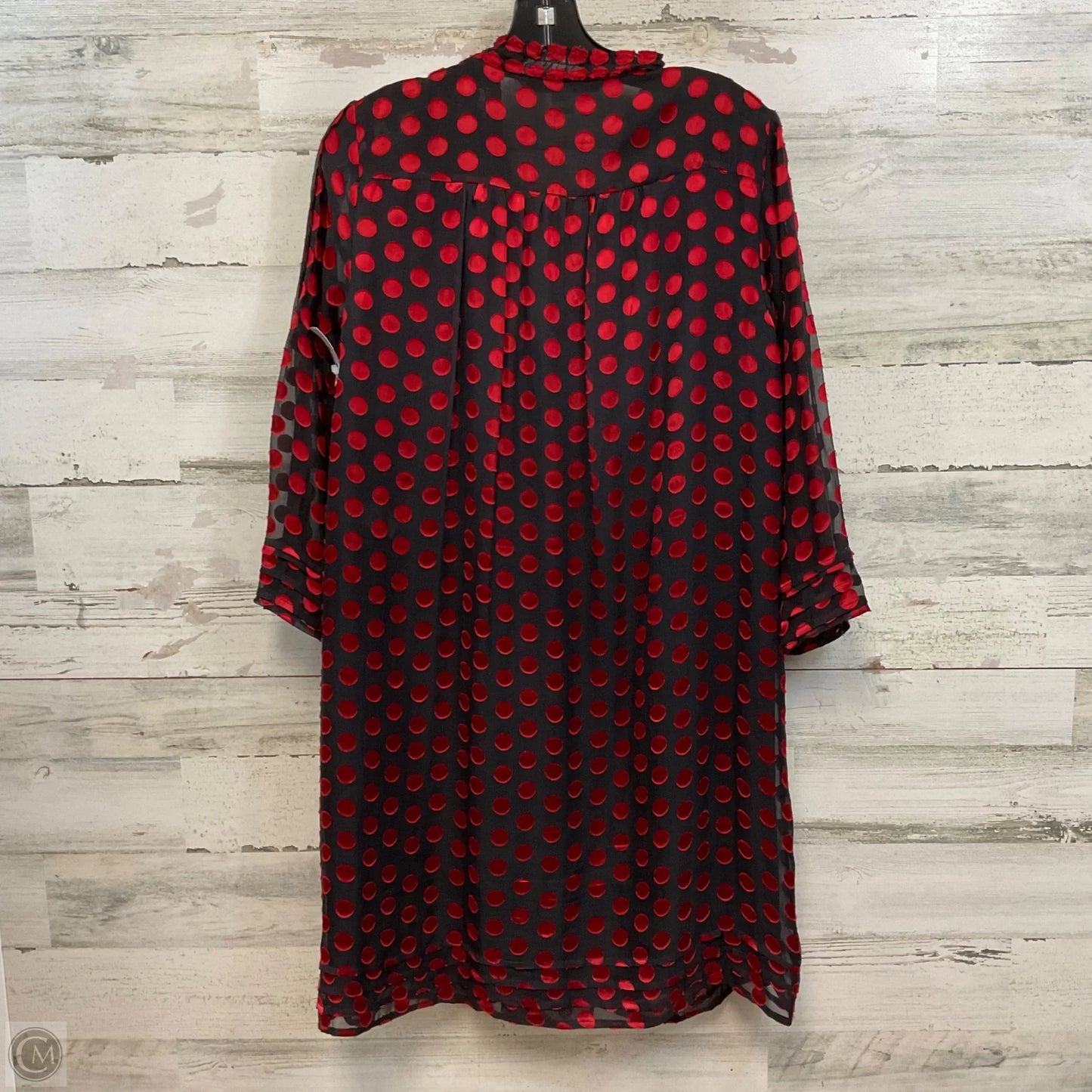 Dress Designer By Diane Von Furstenberg In Black & Red, Size: 4
