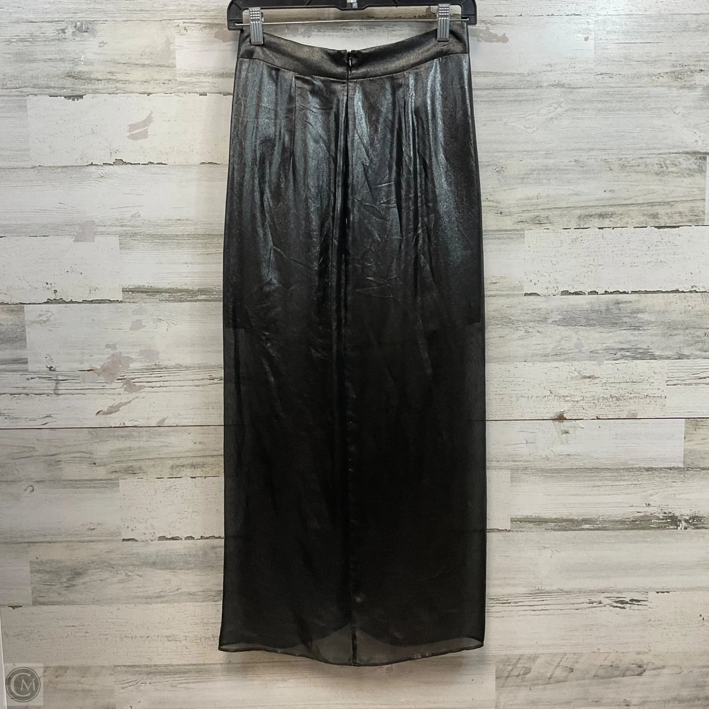 Skirt Maxi By Bcbgeneration In Silver, Size: 4