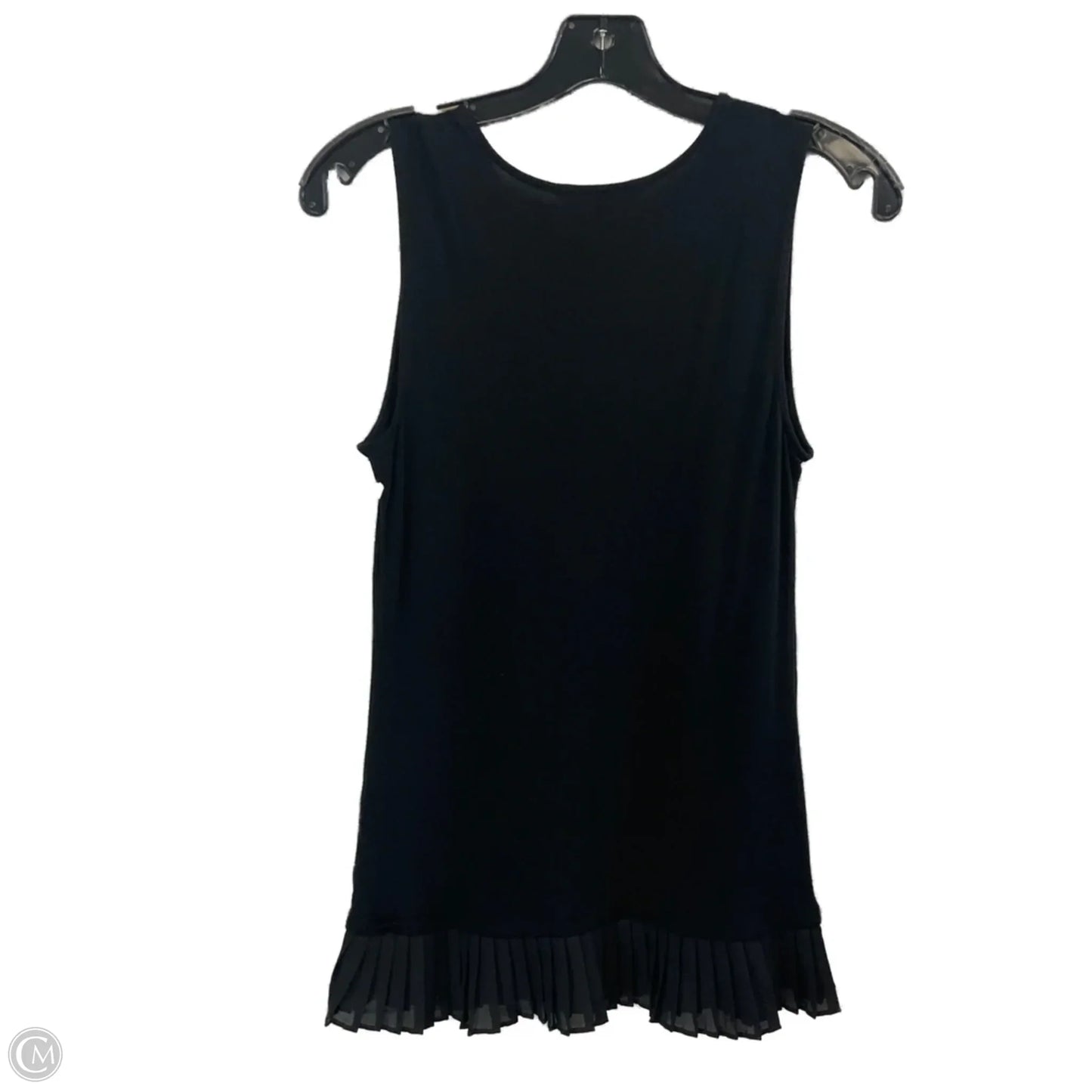Top Sleeveless By Lauren By Ralph Lauren In Black, Size: M