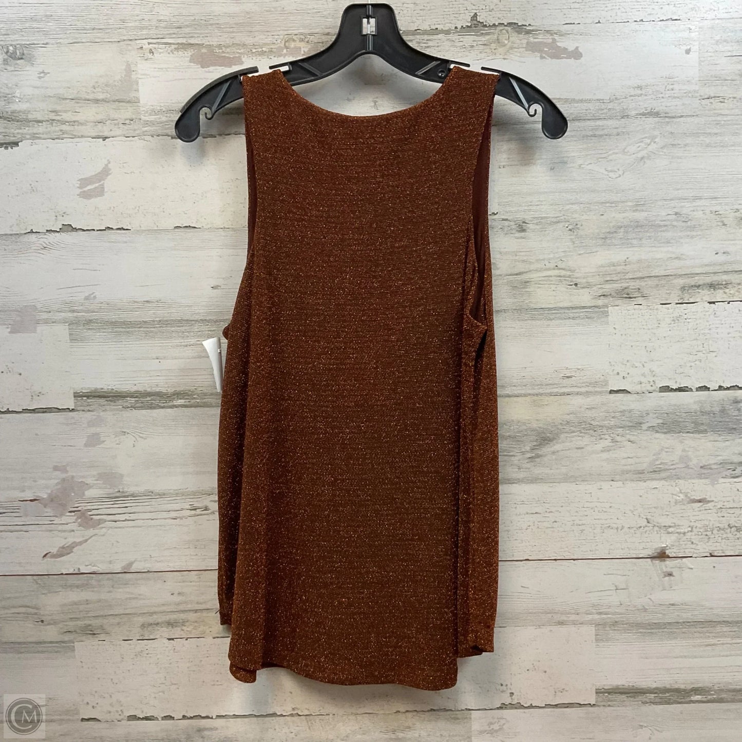 Top Sleeveless By Z Supply In Brown, Size: M