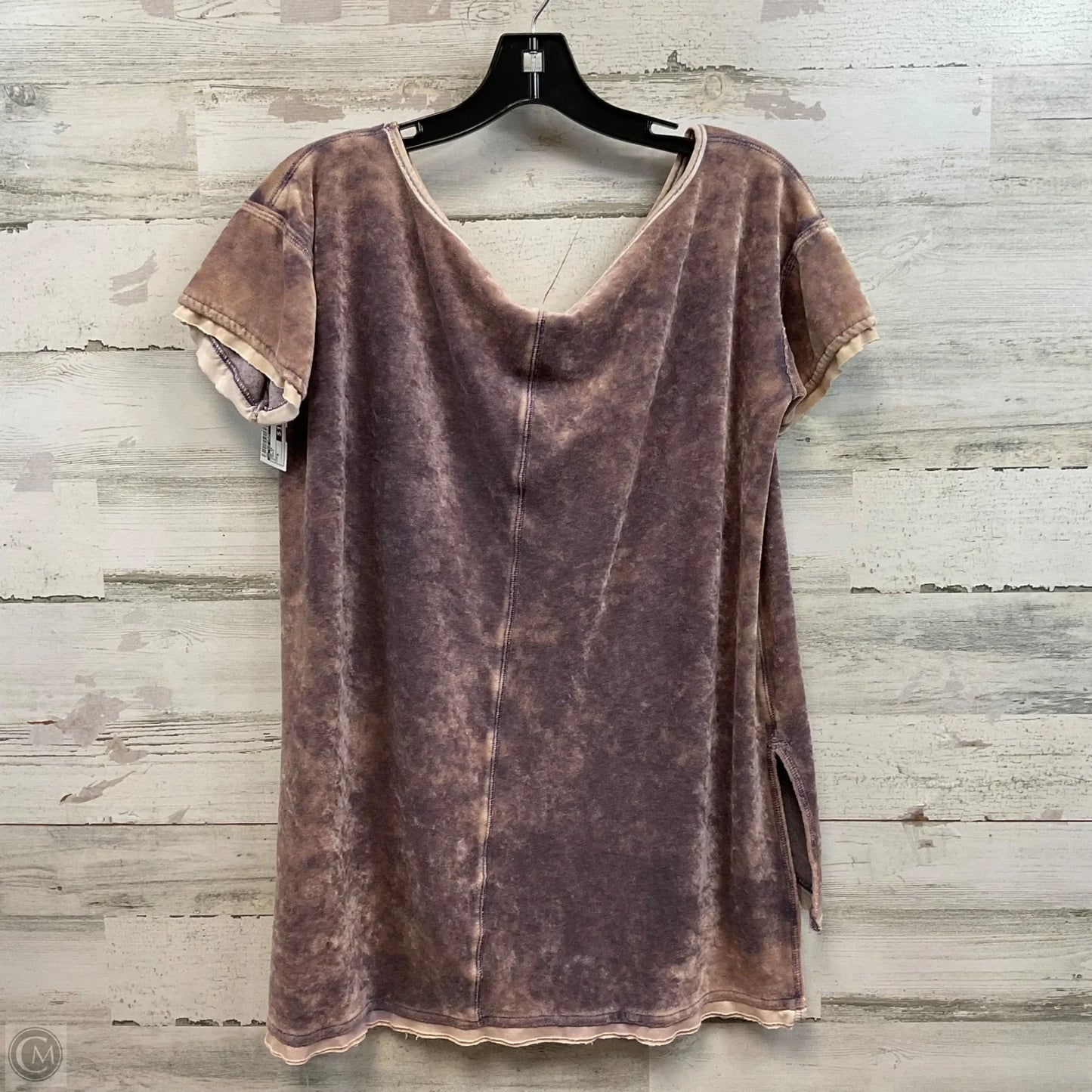 Top Short Sleeve By We The Free In Purple, Size: S