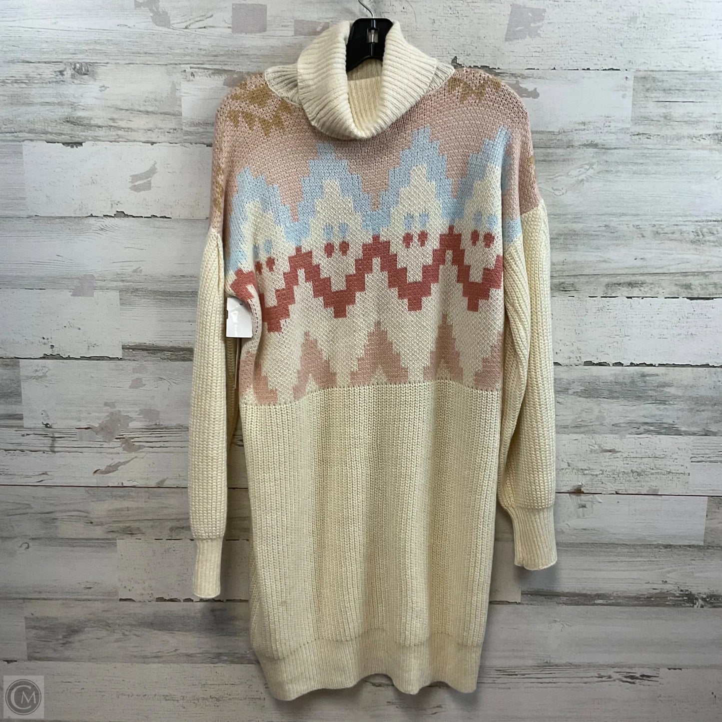 Dress Sweater By So In Cream, Size: S