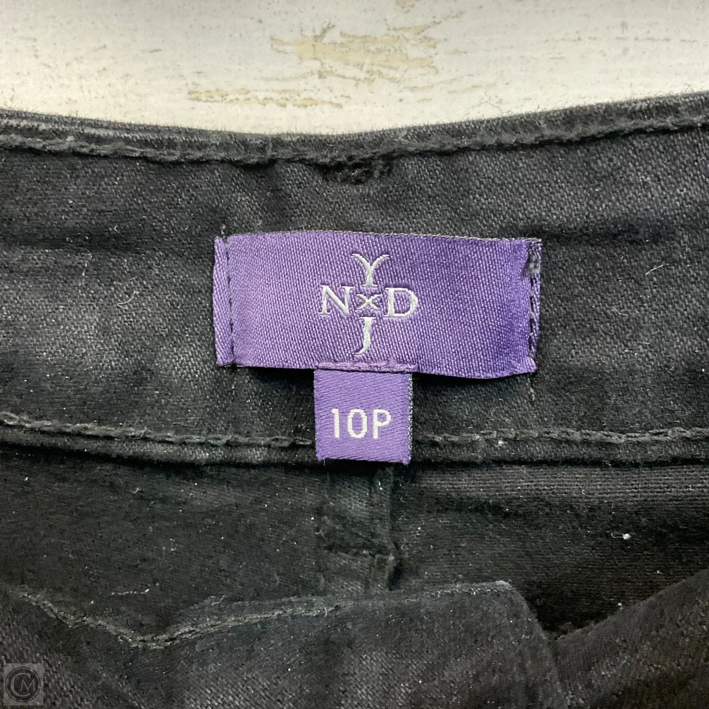 Jeans Boot Cut By Not Your Daughters Jeans In Black Denim, Size: 10p