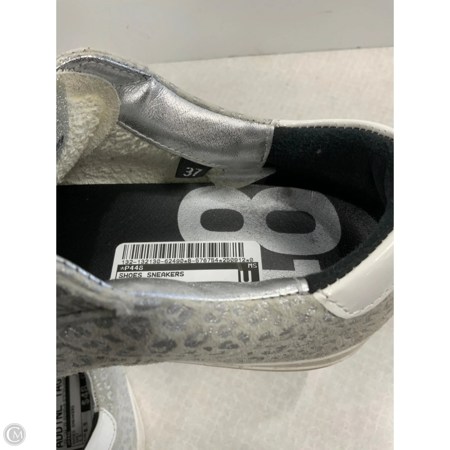 Shoes Sneakers By P448 In Grey, Size: 6.5