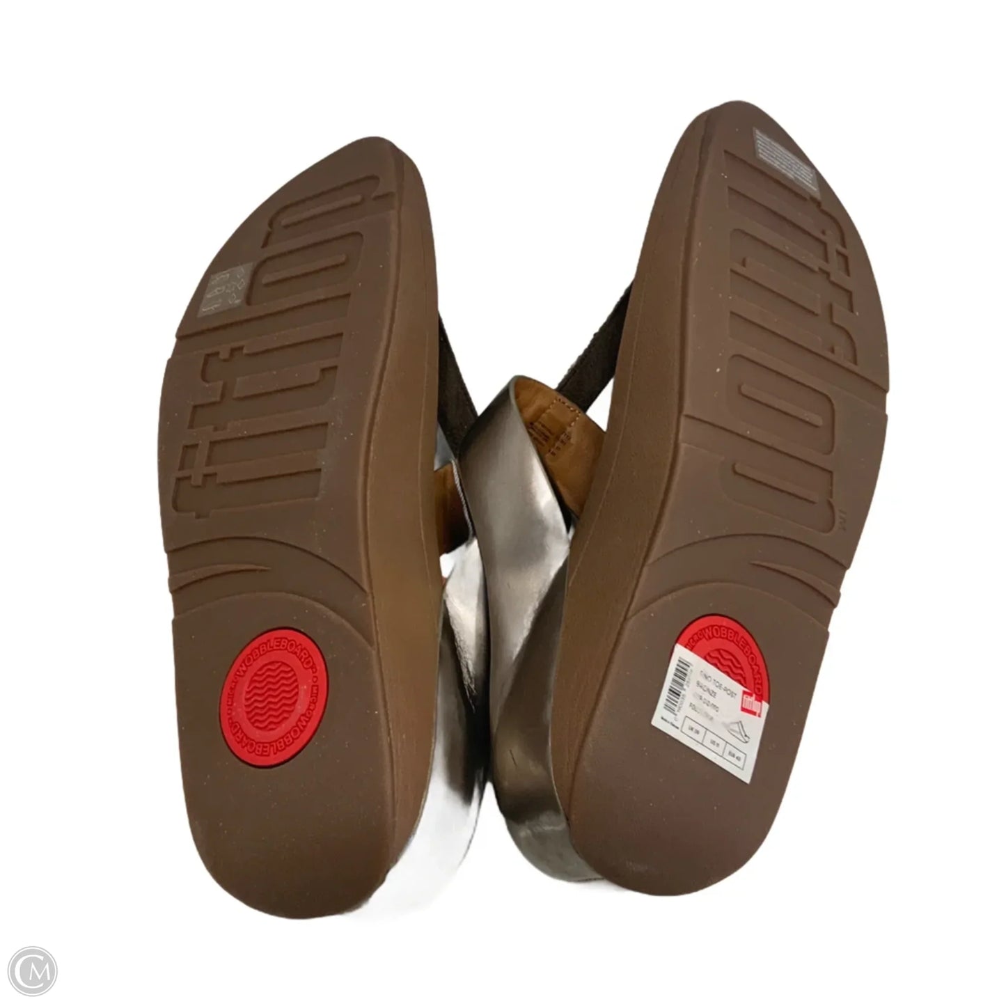 Sandals Flats By Fitflop In Brown, Size: 11