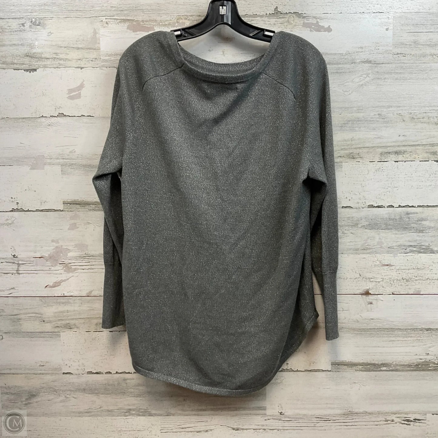 Top Long Sleeve By Apt 9 In Grey, Size: Xl
