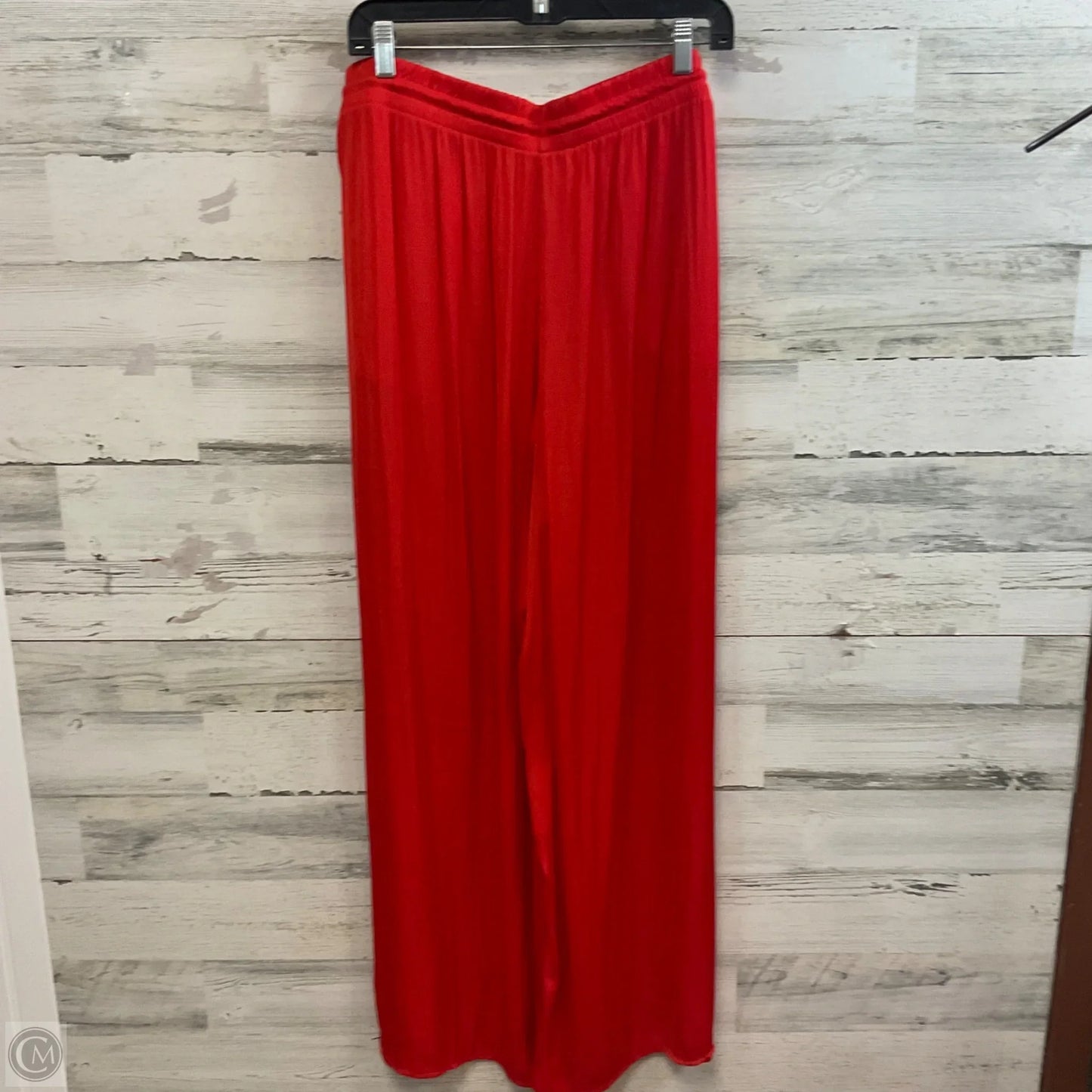 Pants Wide Leg By C And C In Red, Size: Xl
