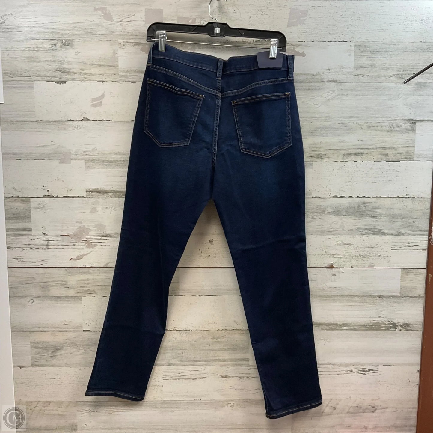 Jeans Straight By Gap In Blue Denim, Size: 8