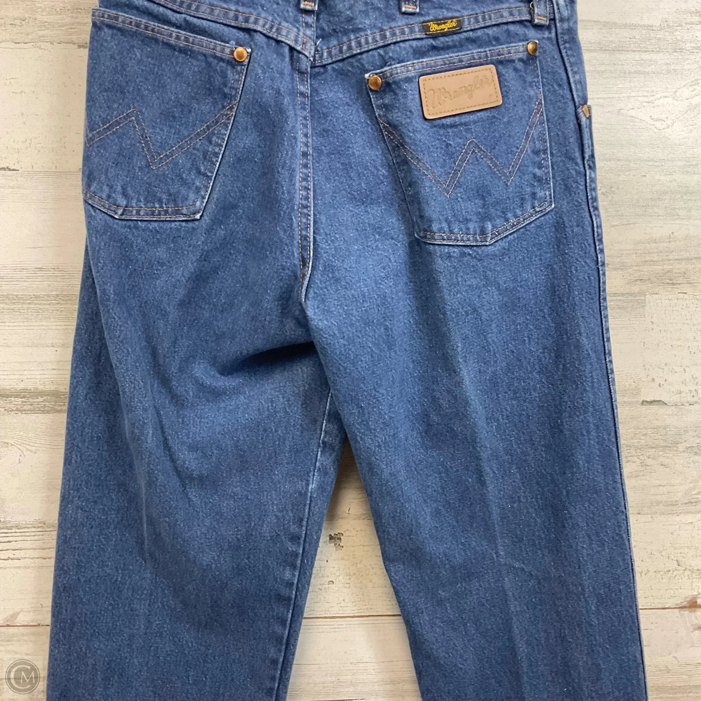 Jeans Boot Cut By Wrangler In Blue Denim, Size: 10