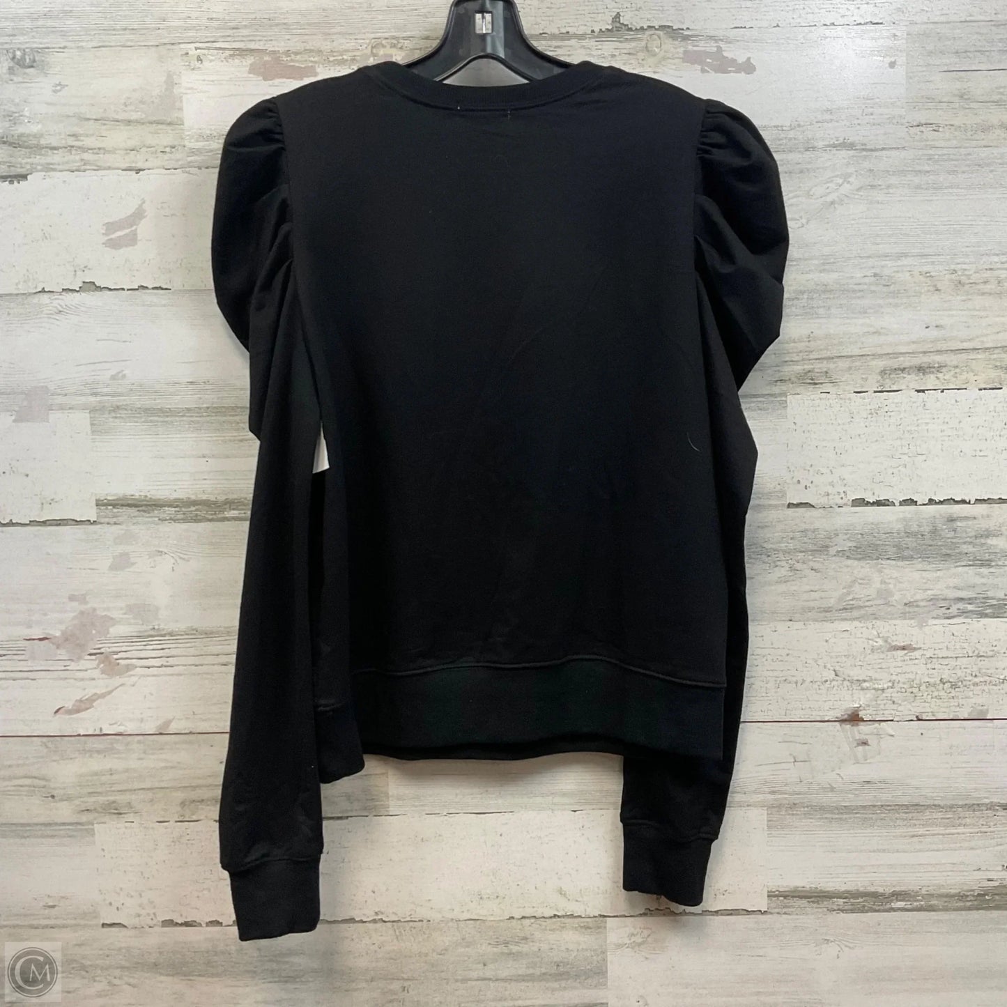Top Long Sleeve By Tcec In Black, Size: M