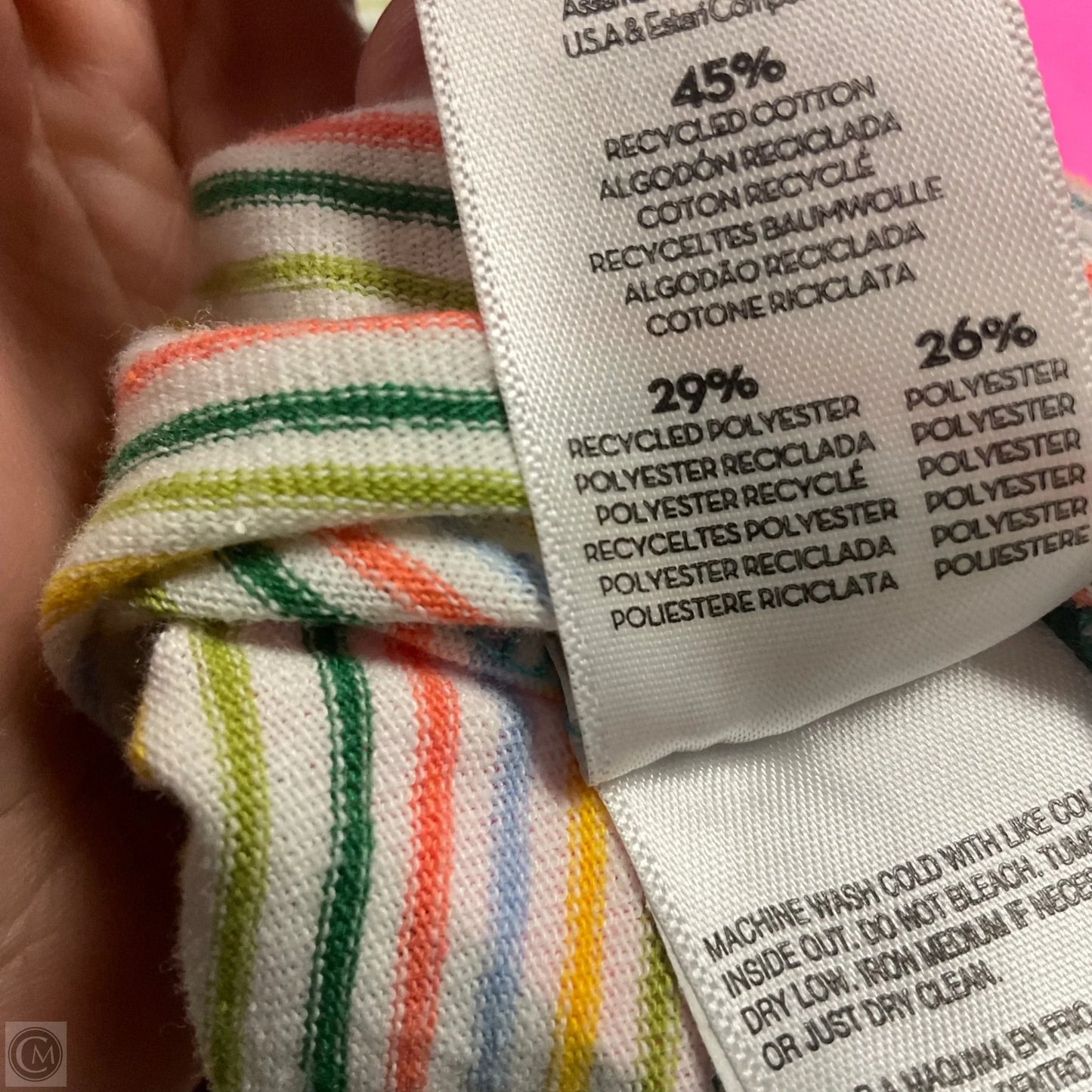 Top Sleeveless By Mother In Green, Size: S