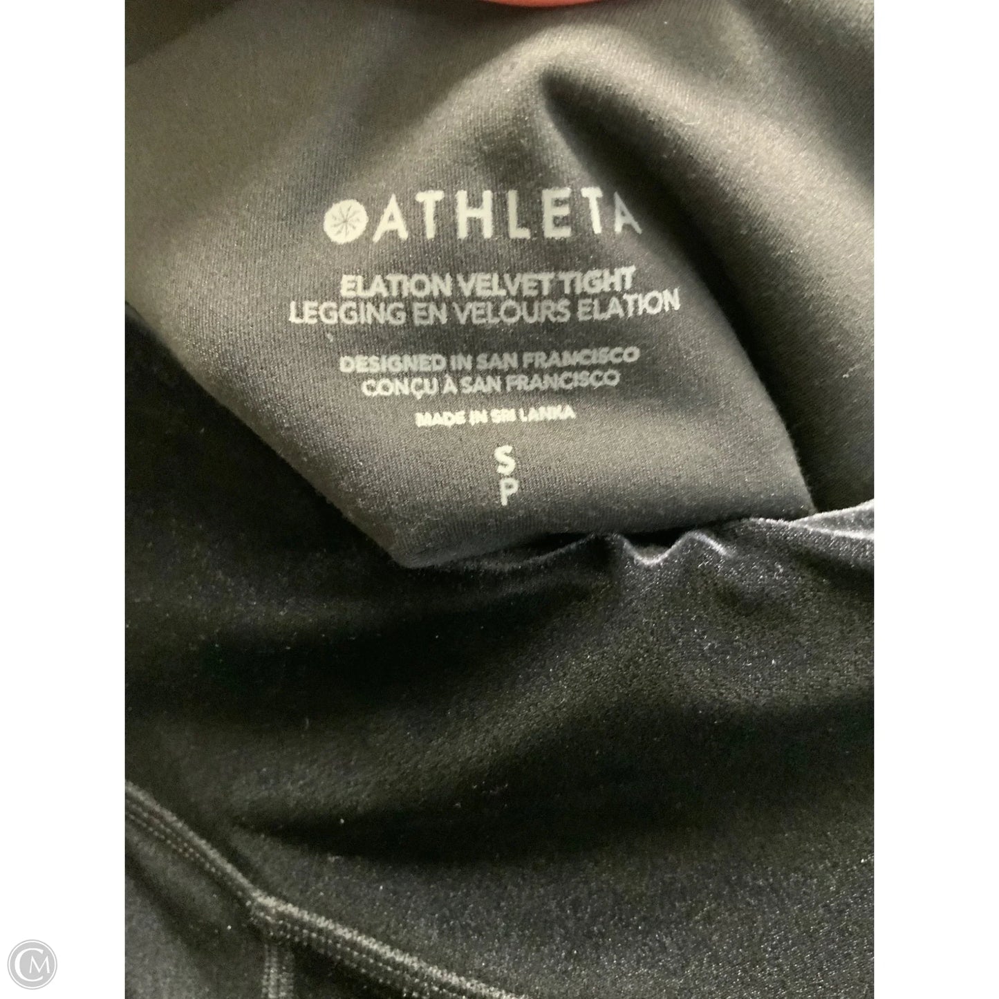 Athletic Leggings By Athleta In Black, Size: S