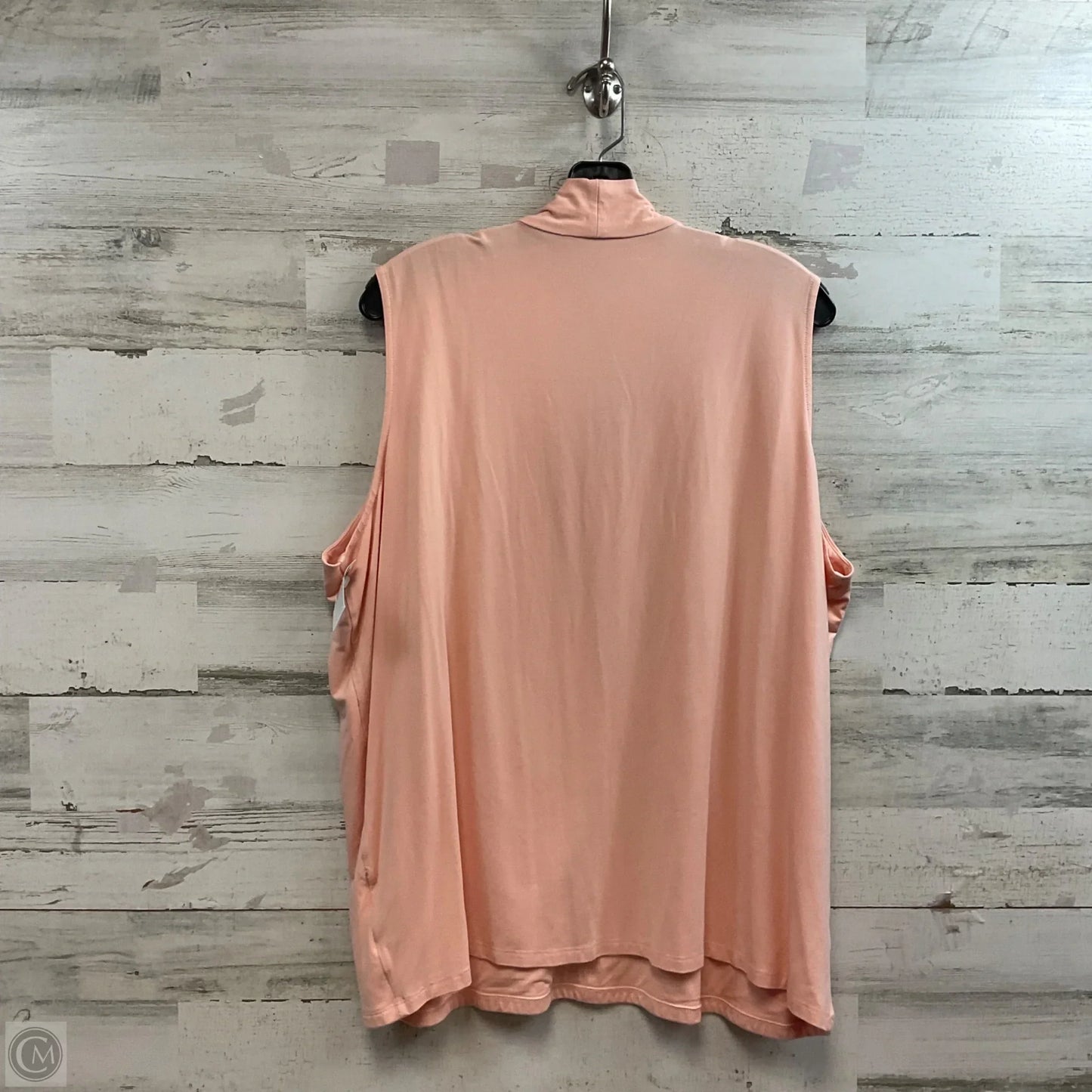 Top Sleeveless By Talbots In Orange, Size: 3x