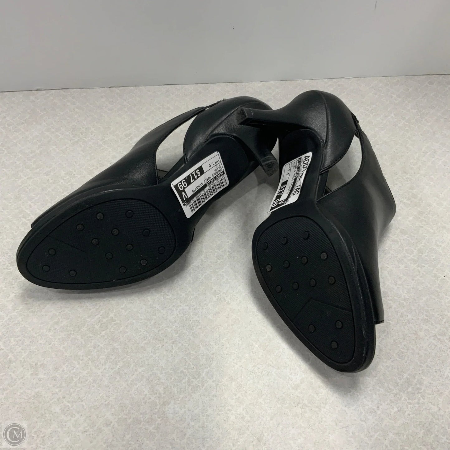 Sandals Heels Stiletto By Life Stride In Black, Size: 7.5