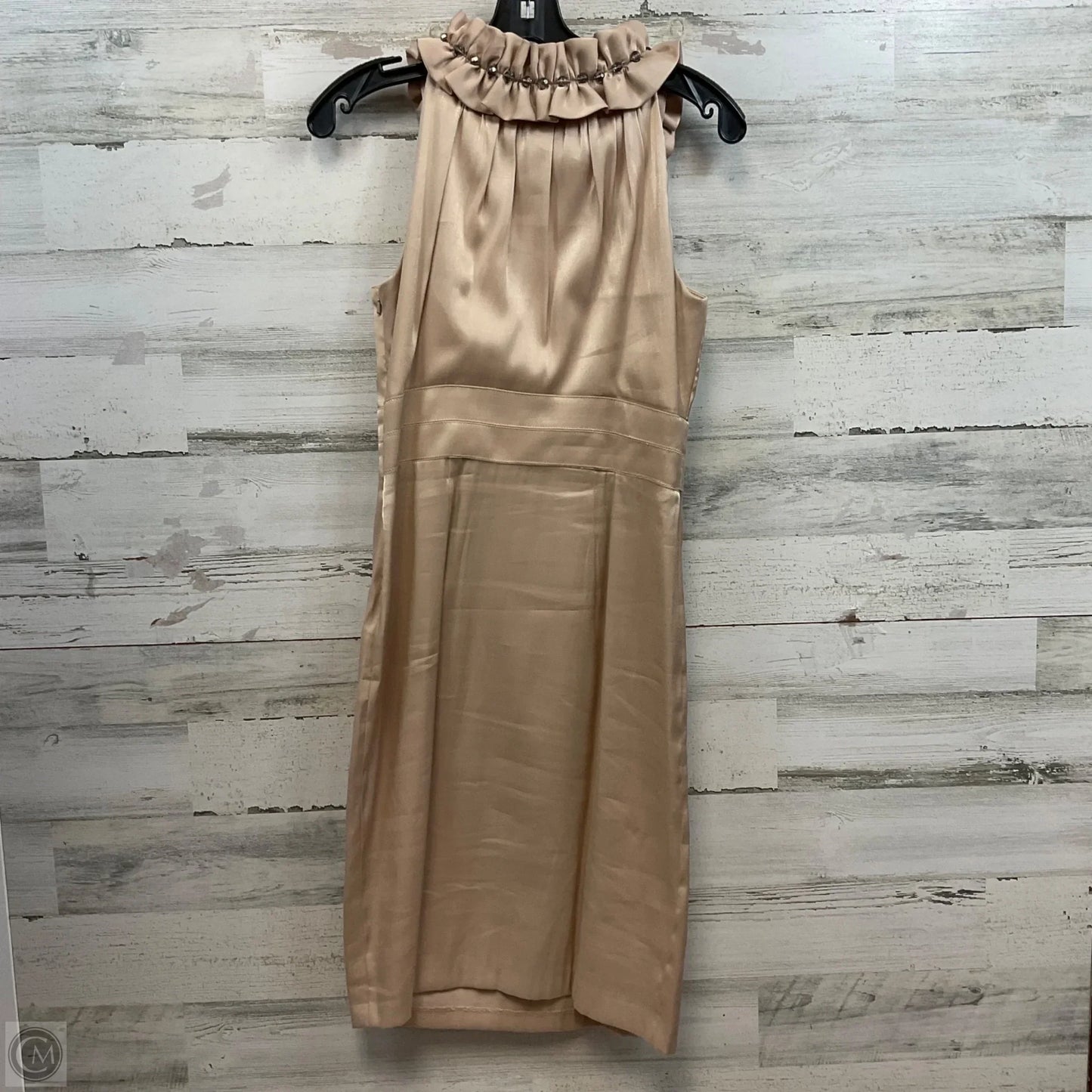 Dress Party Short By Donna Ricco In Tan, Size: M