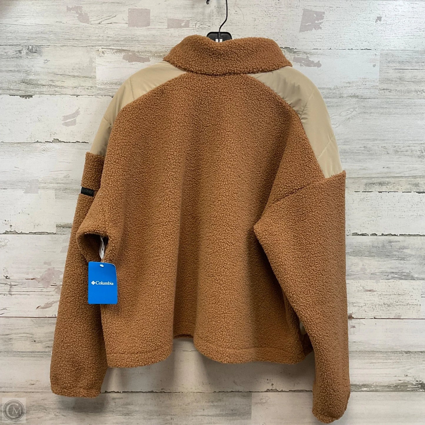 Jacket Fleece By Columbia In Brown, Size: Xxl