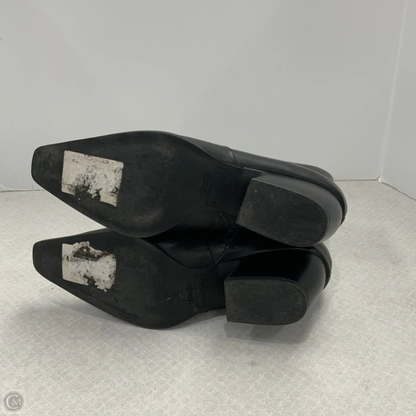 Boots Ankle Heels By Franco Sarto In Black, Size: 10