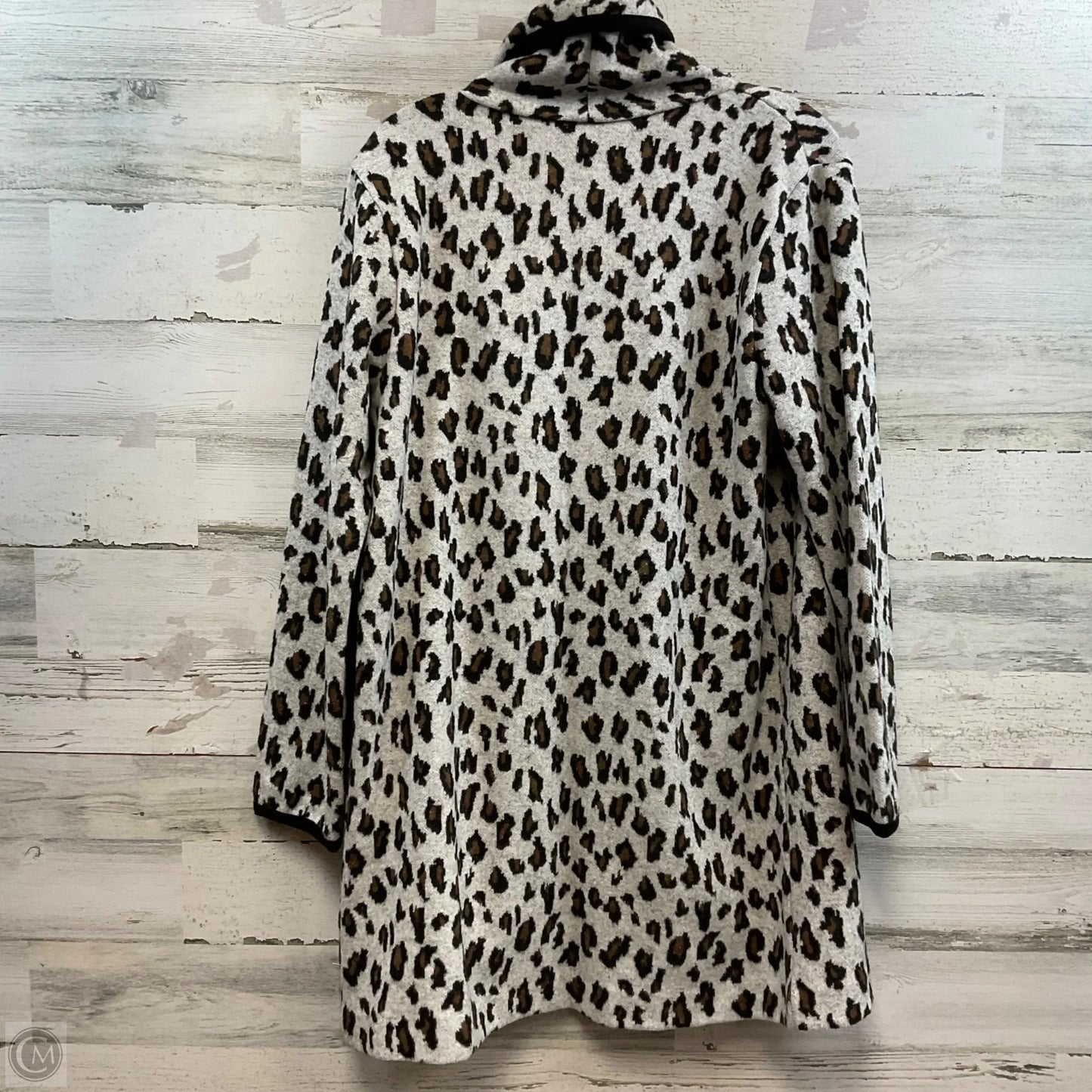 Sweater Cardigan By Magaschoni In Grey, Size: M