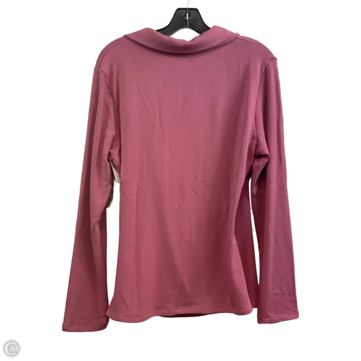 Top Long Sleeve By OGL In Pink, Size: 2x