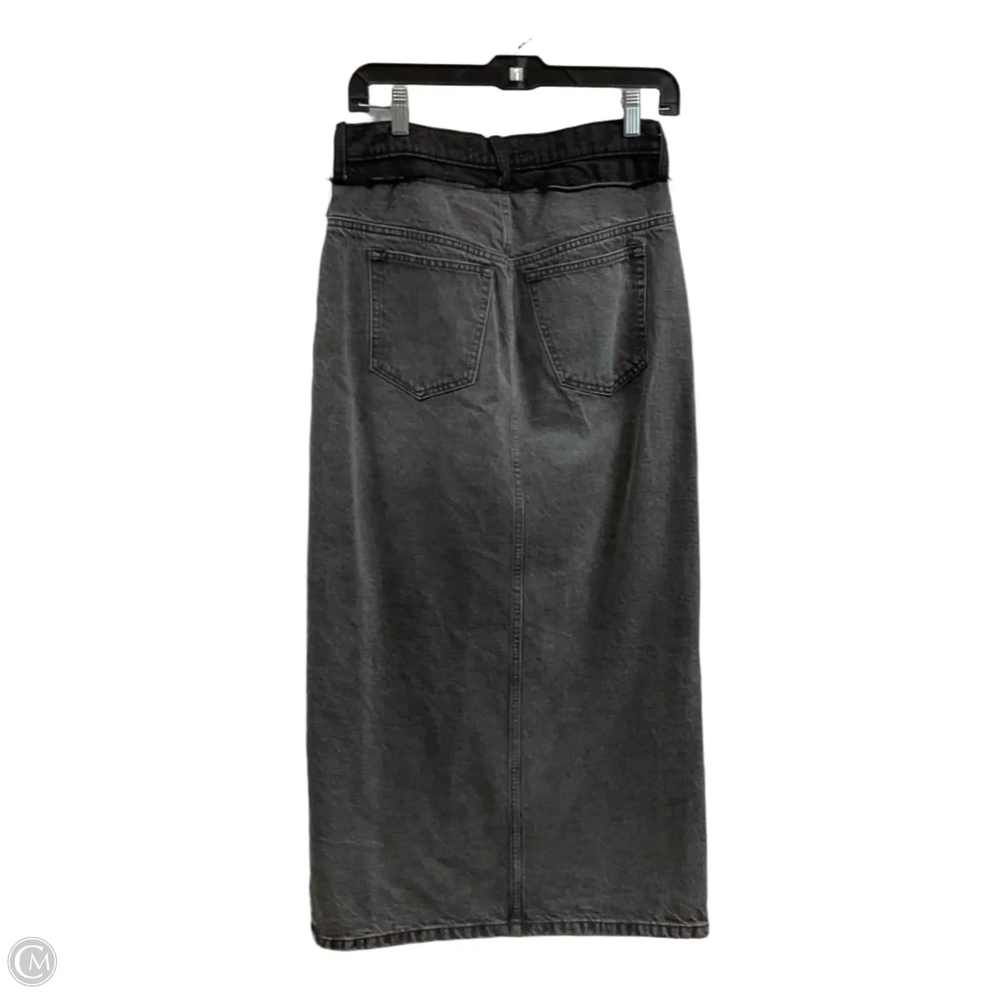 Skirt Maxi By Abercrombie And Fitch In Black Denim, Size: 2