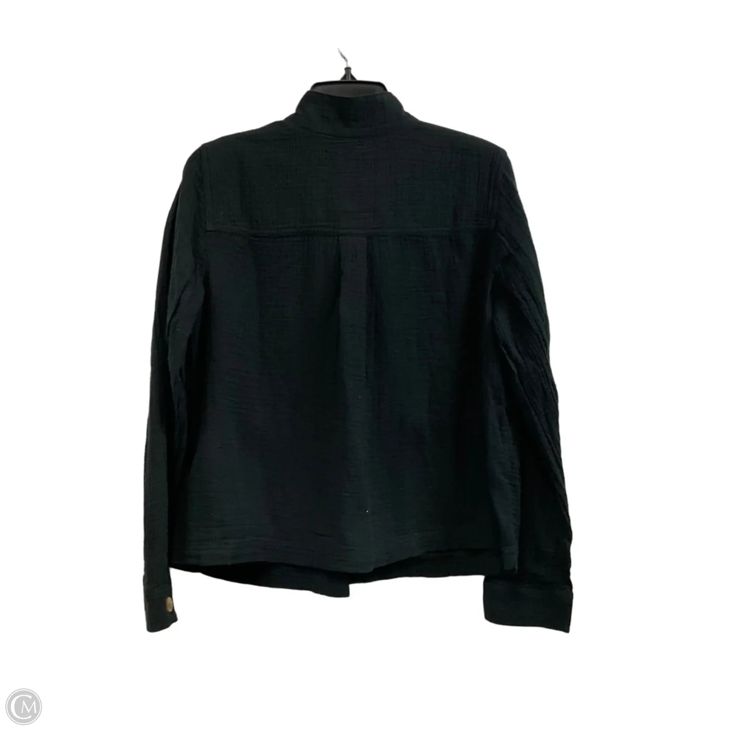 Blouse Long Sleeve By J. Jill In Black, Size: S