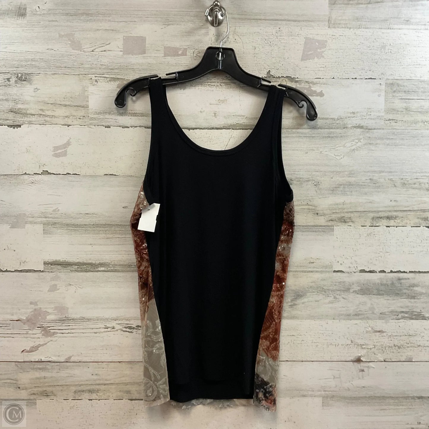 Top Sleeveless By Karen Kane In Black, Size: M