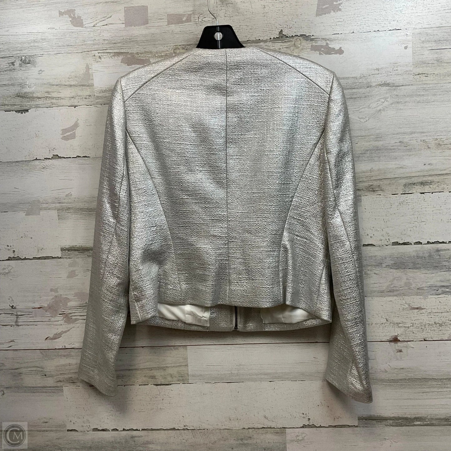 Jacket Other By White House Black Market In Silver, Size: M