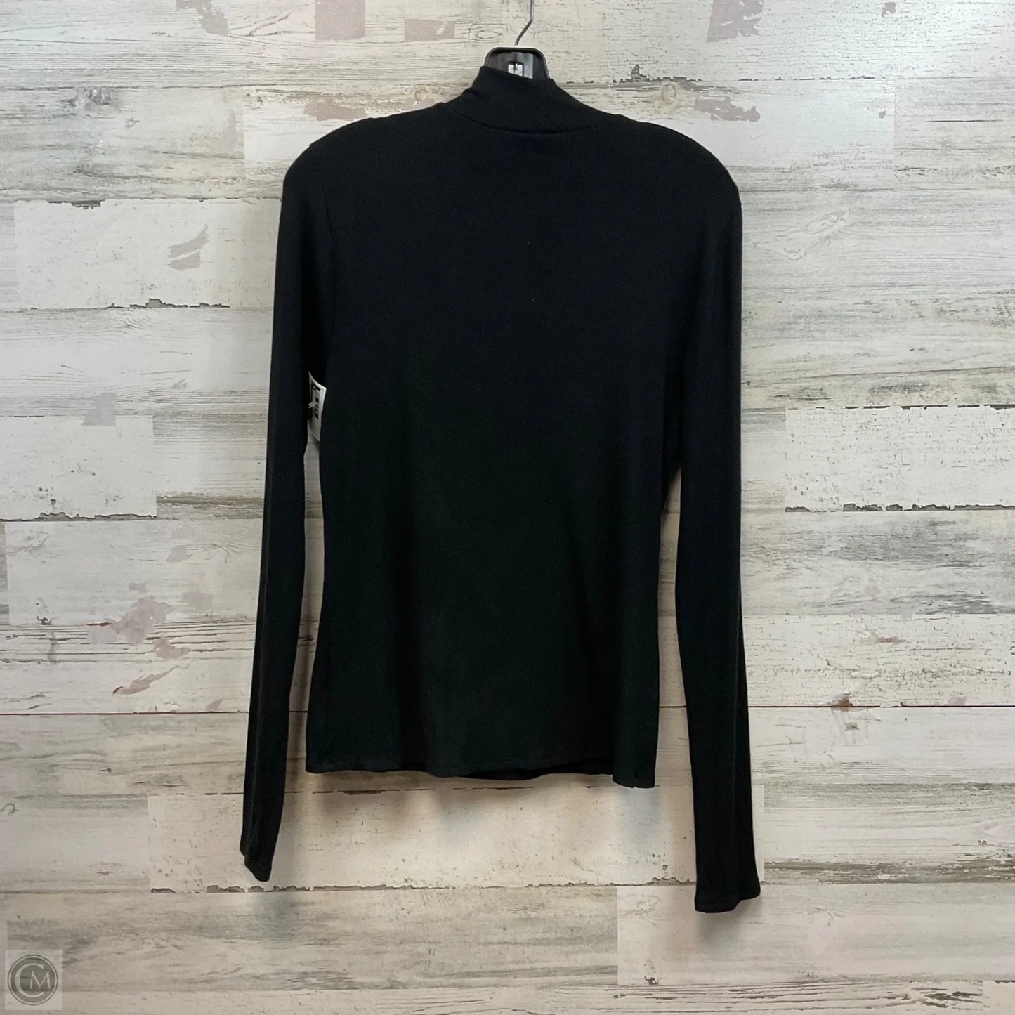 Top Long Sleeve By Paige In Black, Size: L