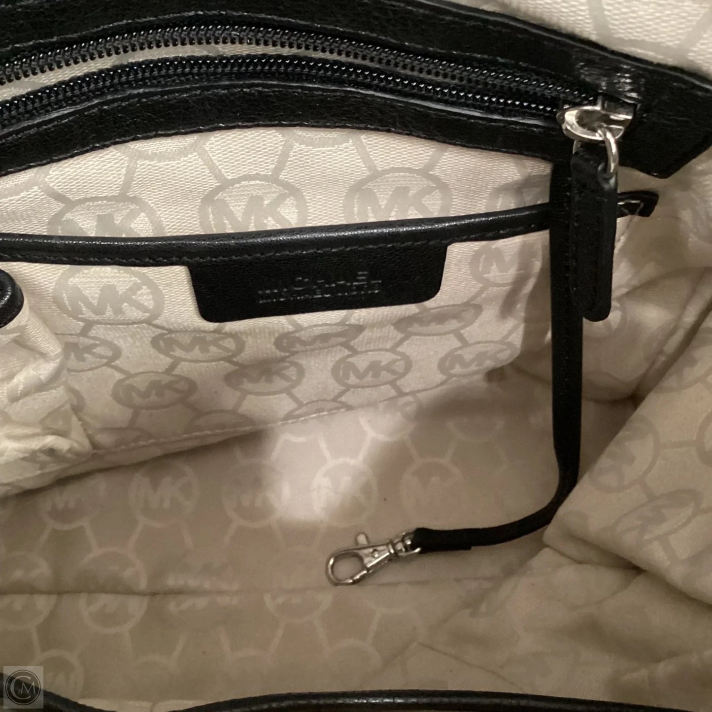 Handbag Leather By Michael By Michael Kors, Size: Large