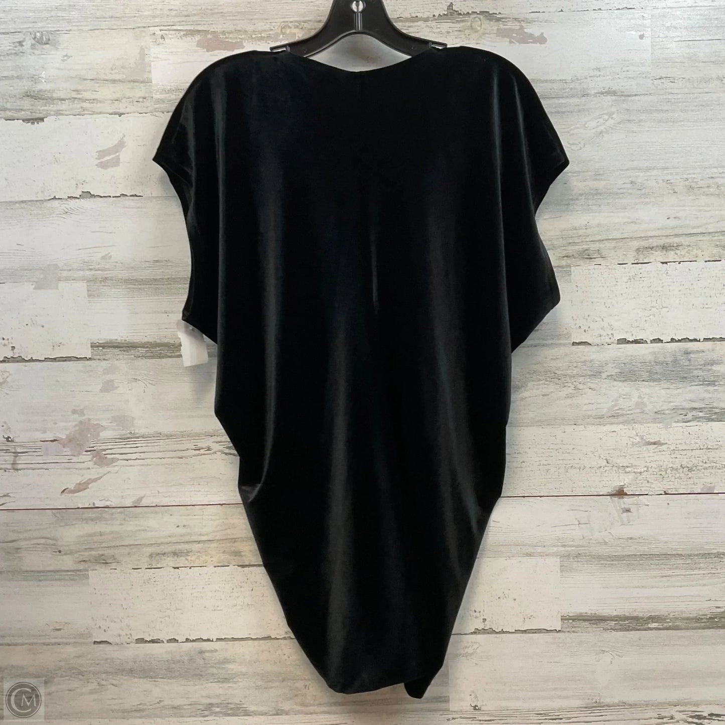 Top Short Sleeve By Lands End In Black, Size: M