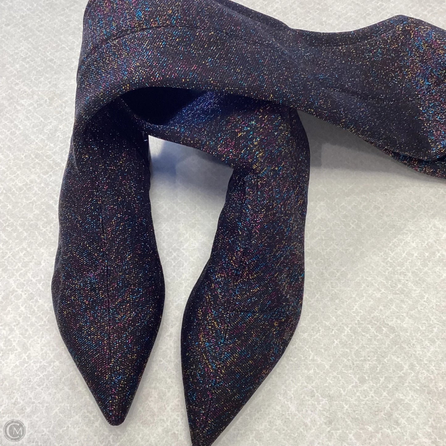 Boots Over-the-knee Heels By Zara In Black, Size: 8