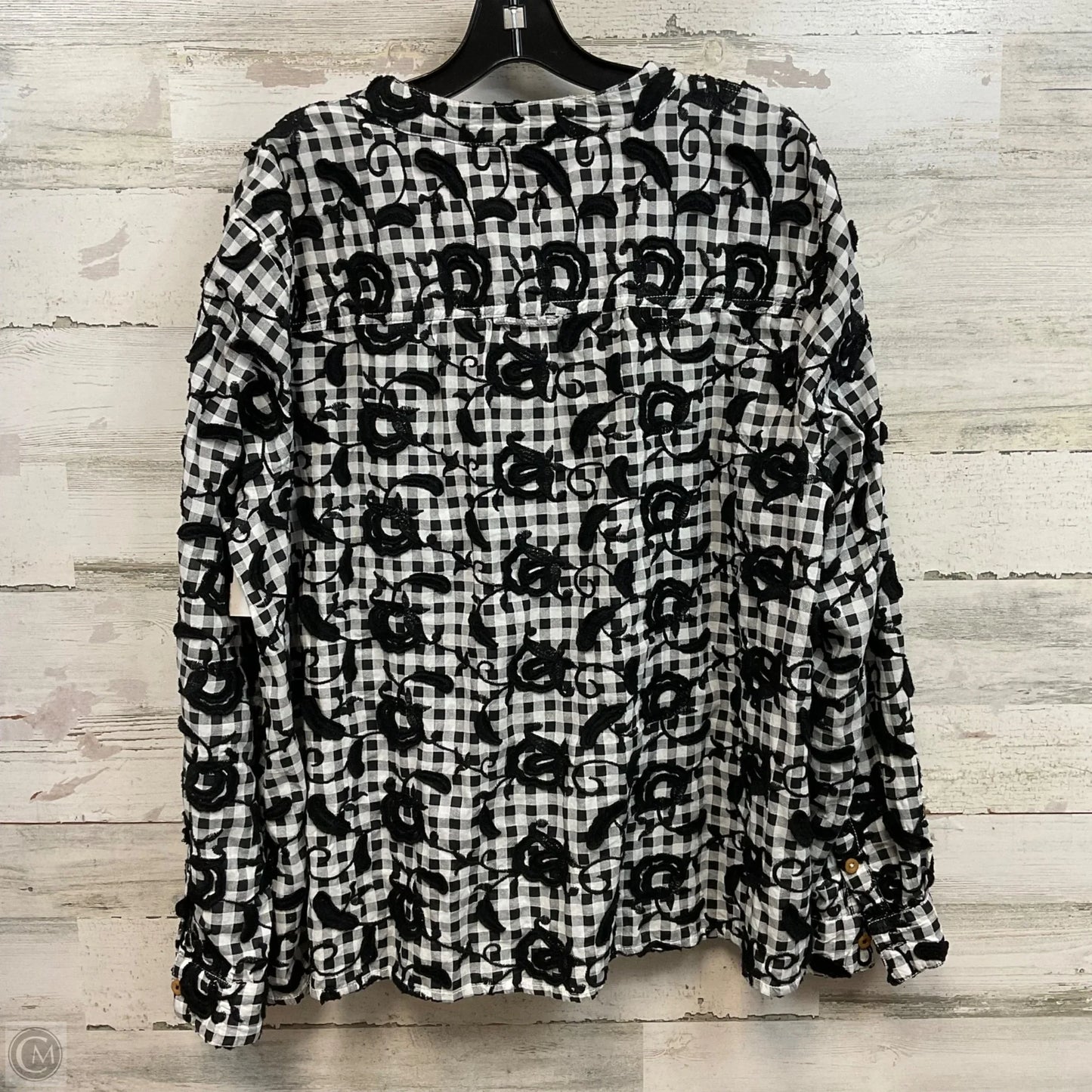 Top Long Sleeve By Pilcro In Black, Size: Xl