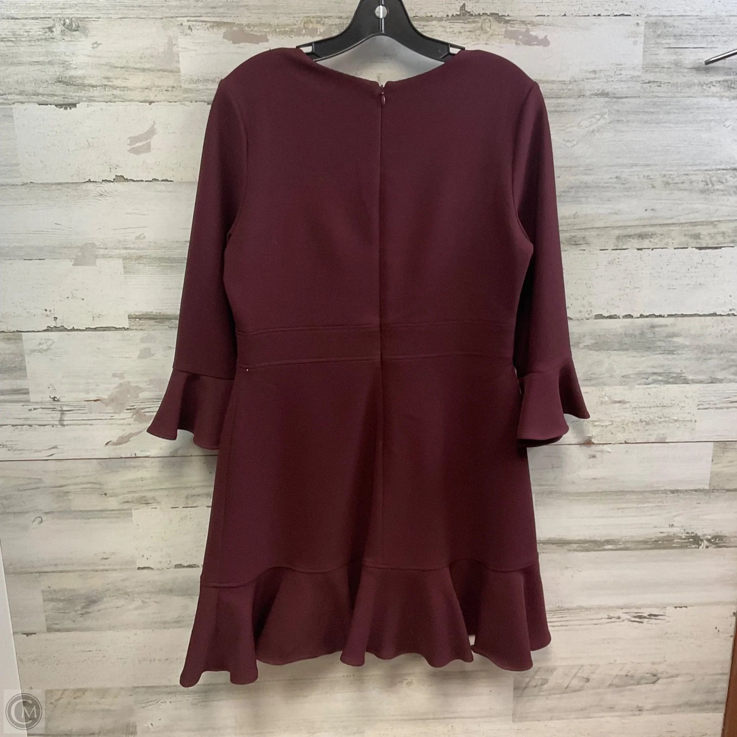 Dress Casual Short By Eliza J In Maroon, Size: 12p