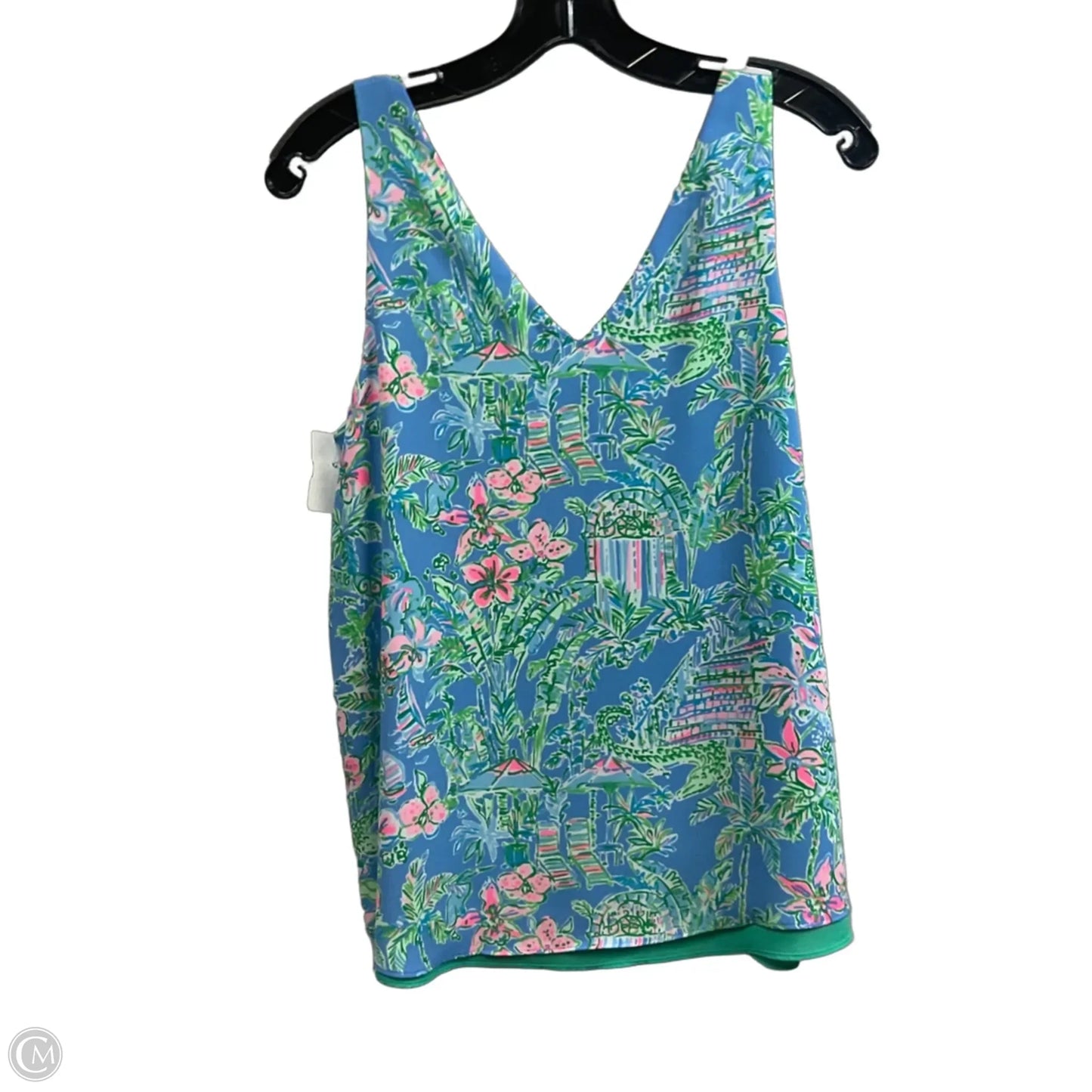 Top Sleeveless By Lilly Pulitzer In Tropical Print