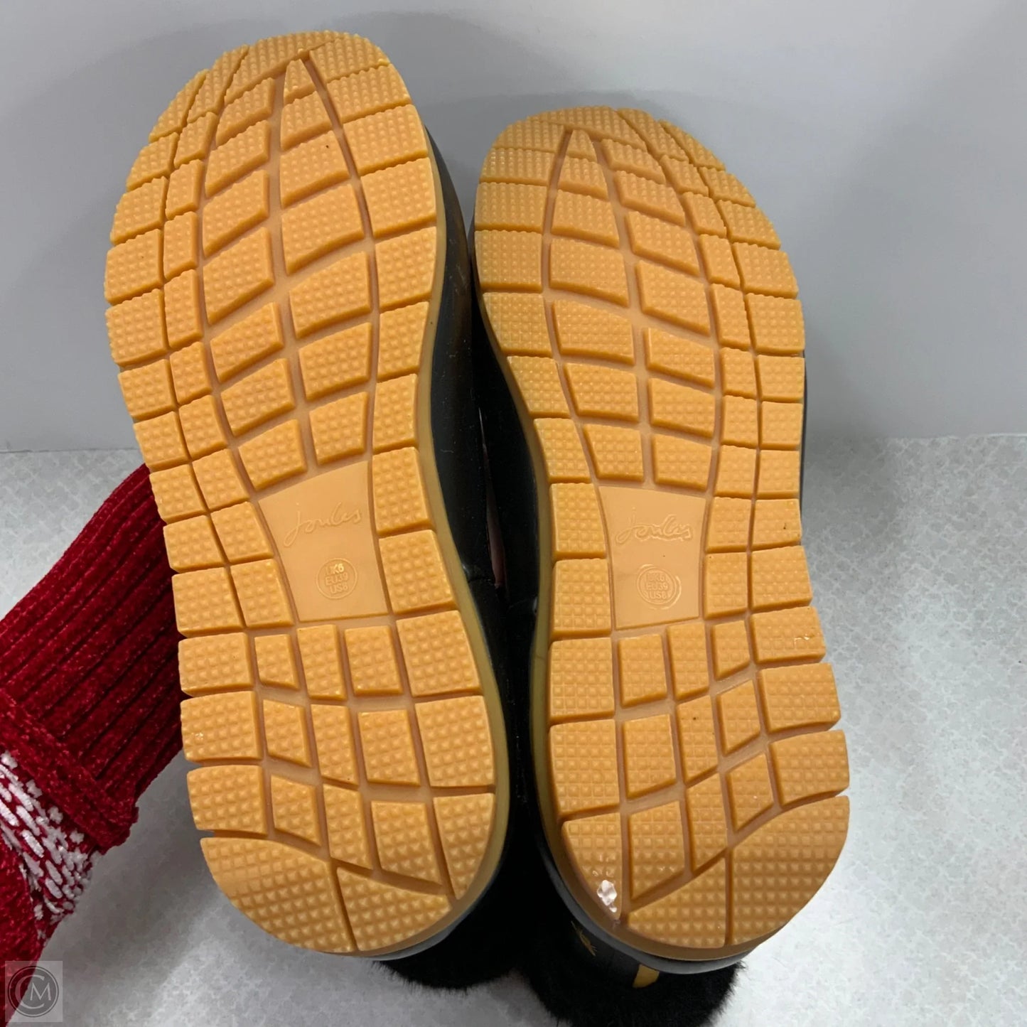 Boots Ankle Flats By Joules In Black, Size: 8