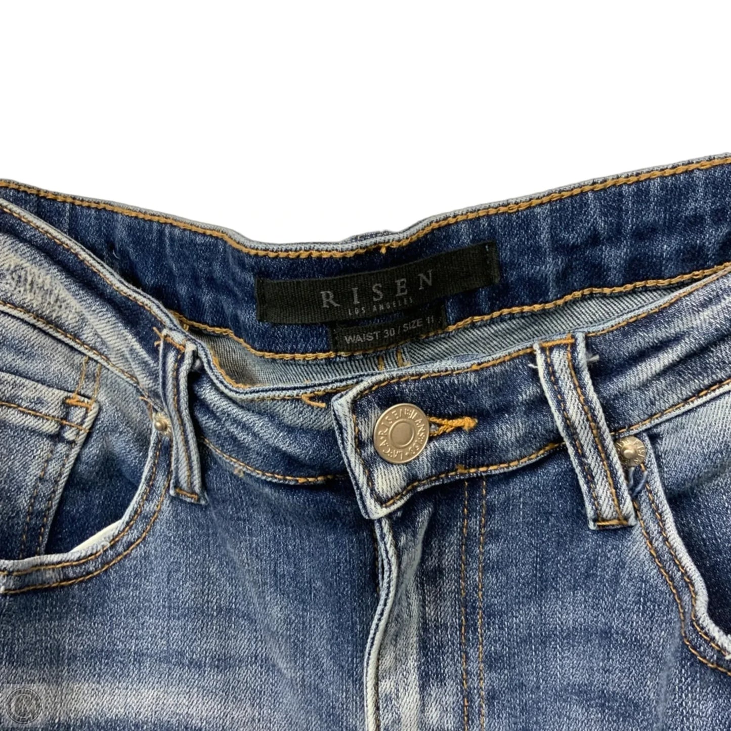 Jeans Flared By Risen In Blue Denim, Size: 10