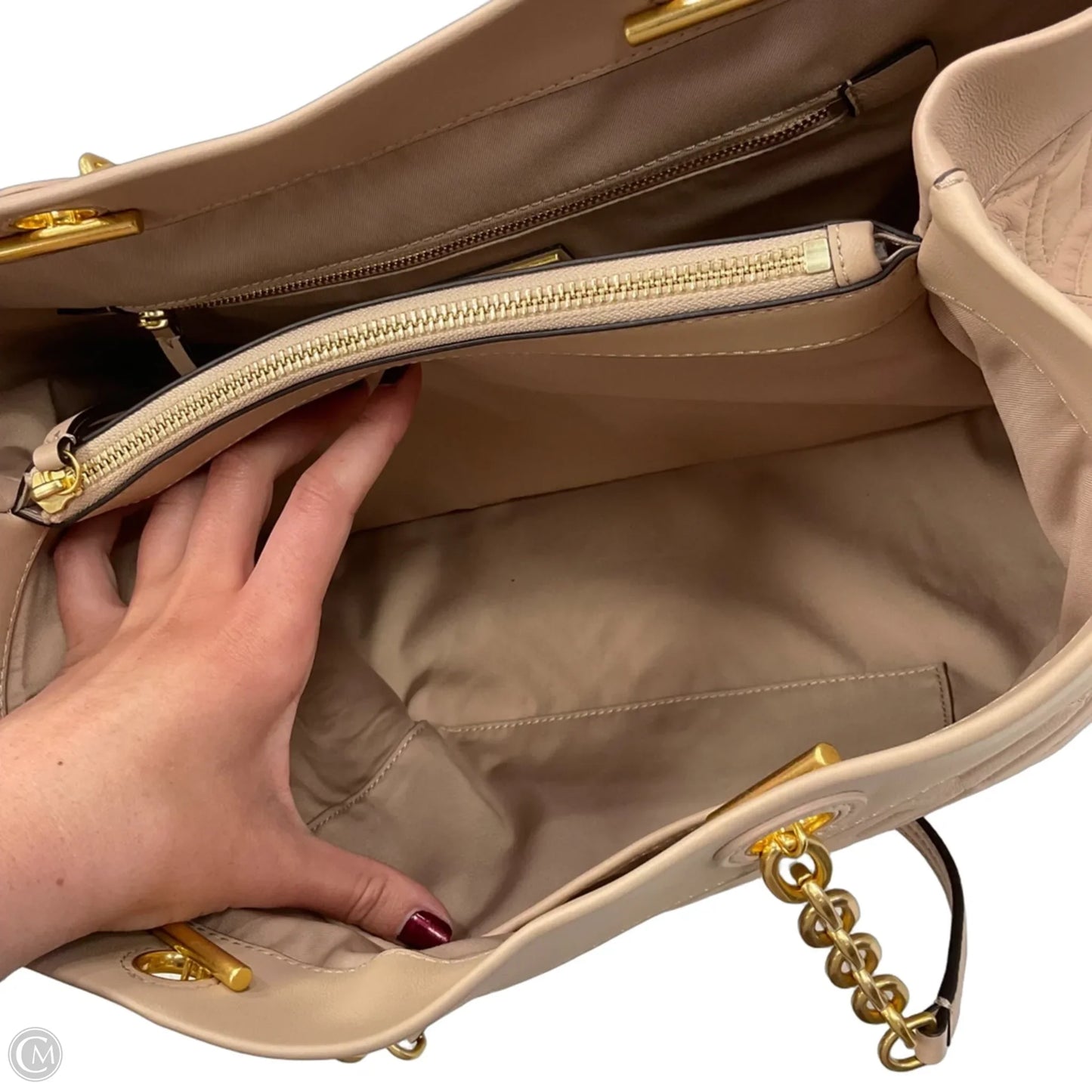 Handbag Designer By Tory Burch, Size: Large