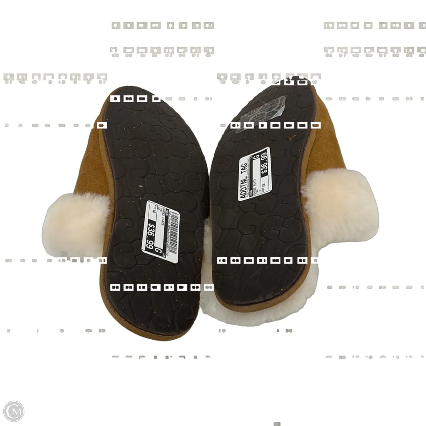 Shoes Flats By Ugg In Tan, Size: 10