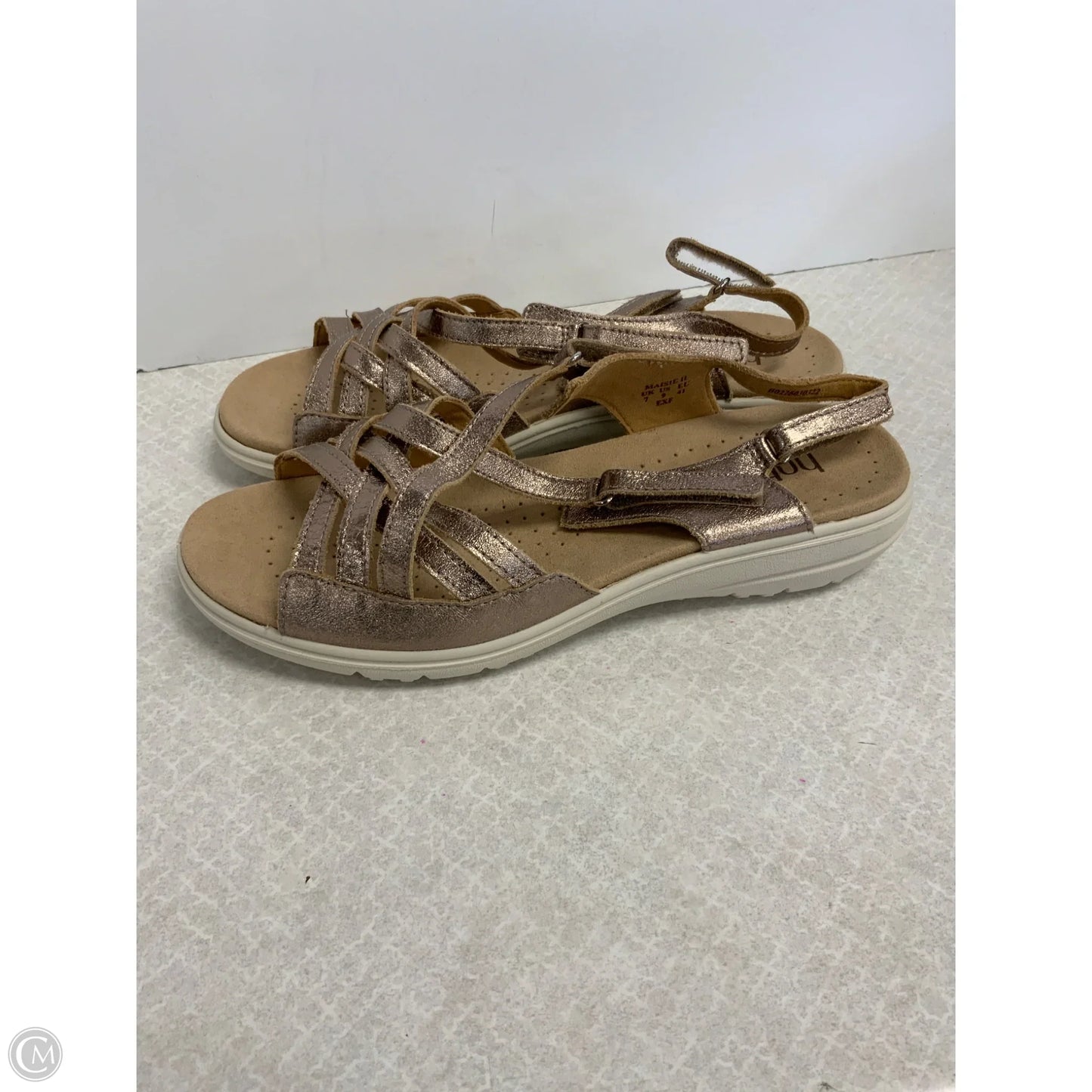 Sandals Flats By Holter In Gold, Size: 8