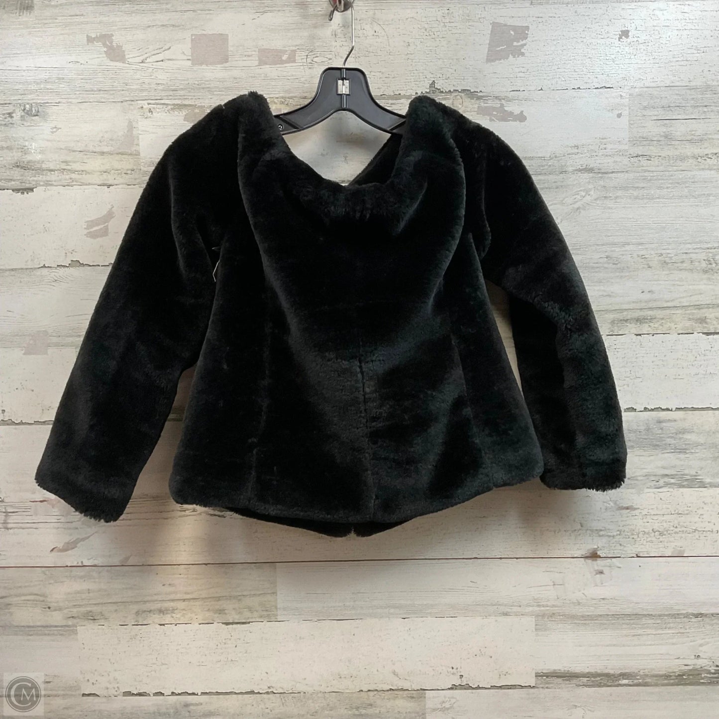 Jacket Faux Fur & Sherpa By Endless Rose In Black, Size: M