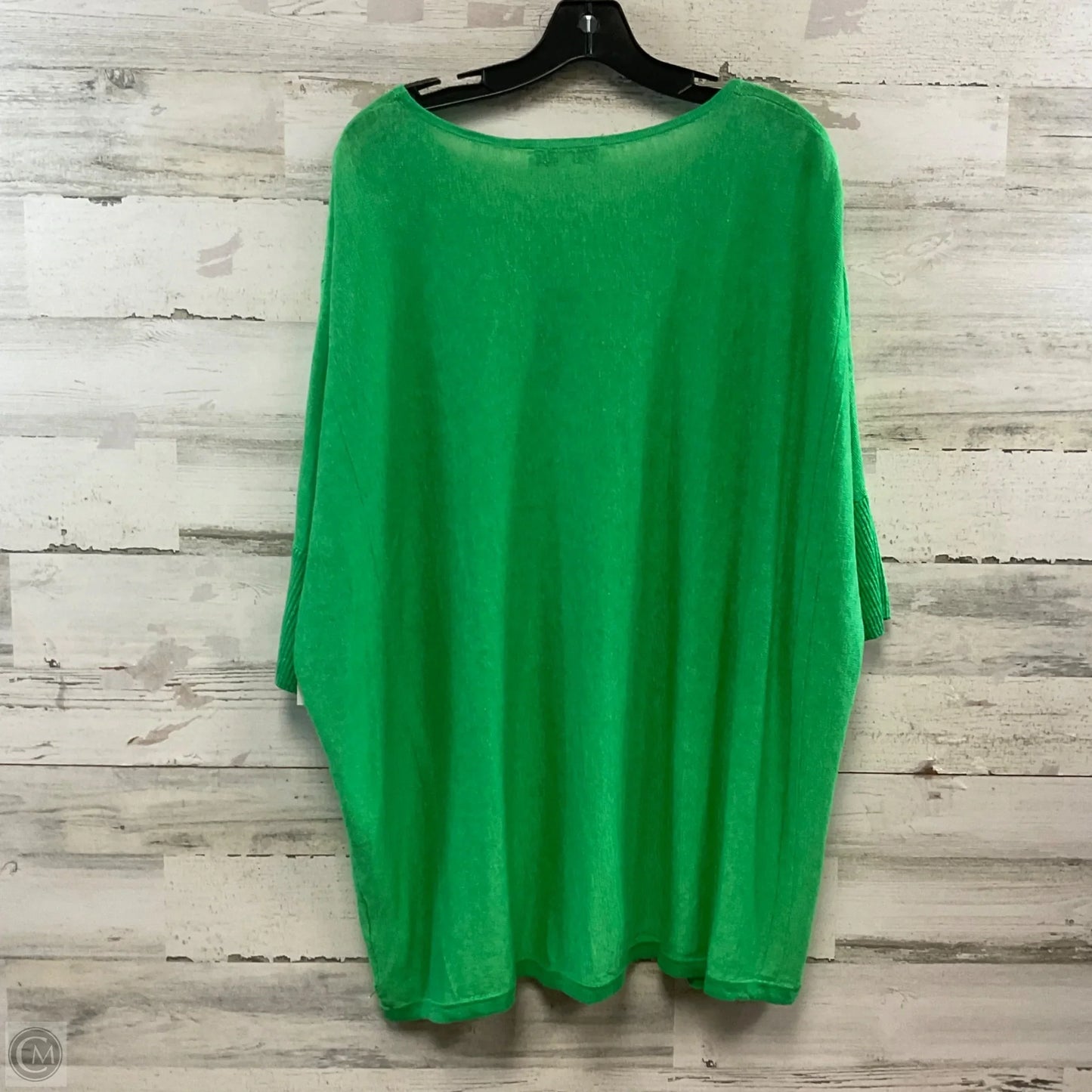 Top Short Sleeve By ESTHEME In Green, Size: Xl