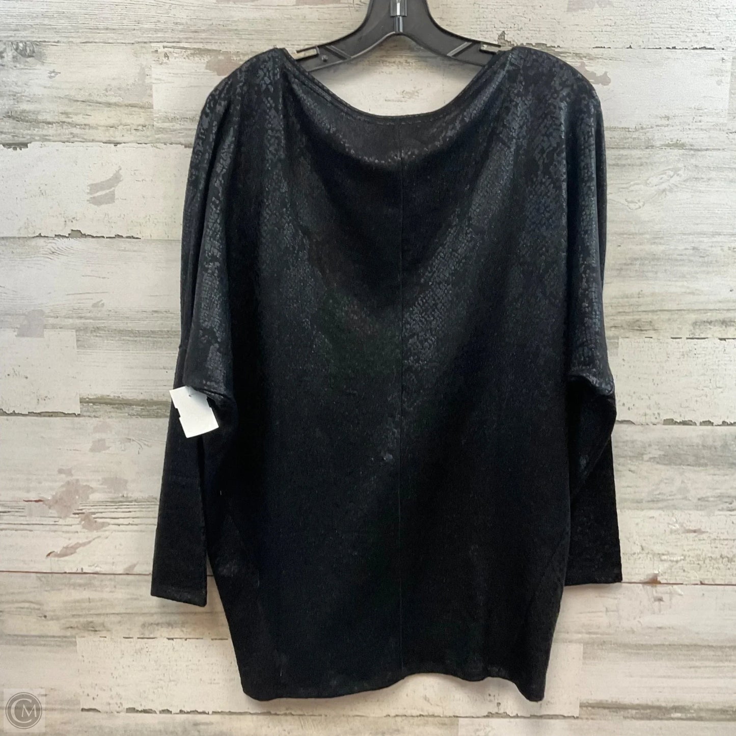 Top Long Sleeve By White House Black Market In Black, Size: Xxs