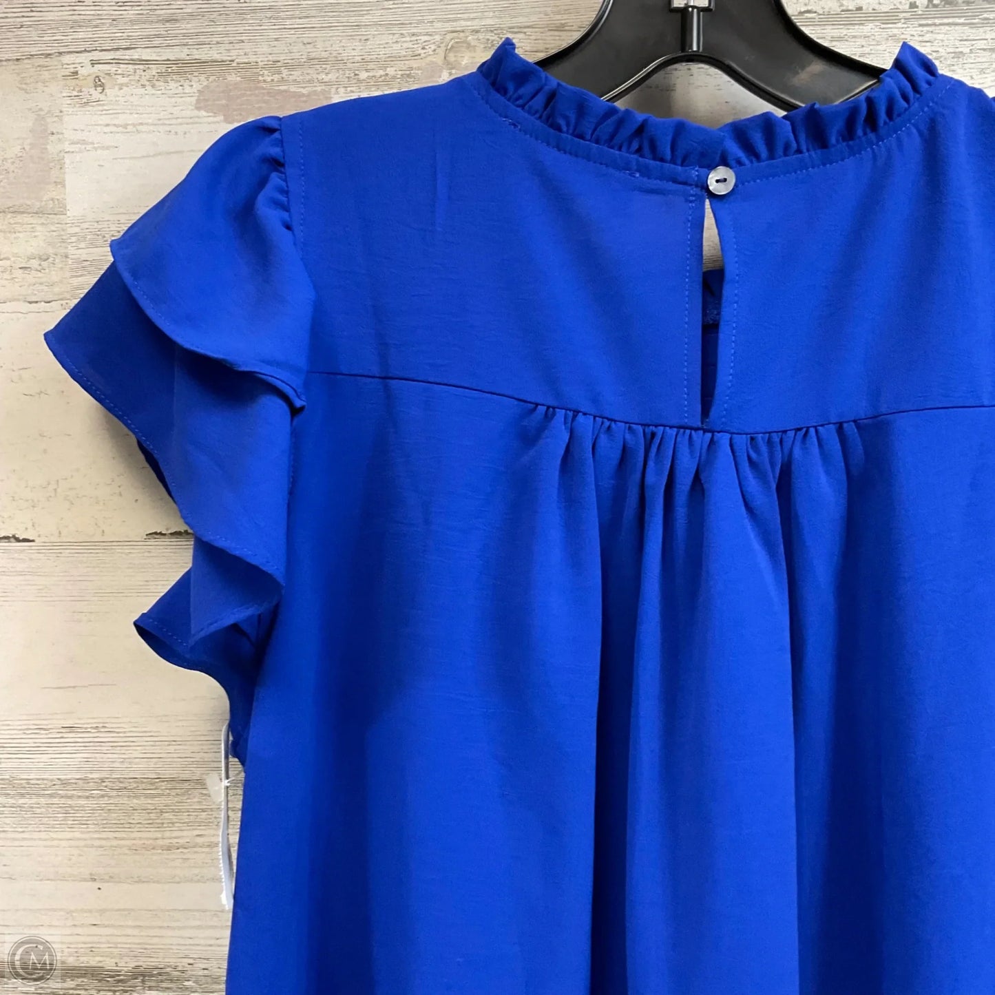 Top Short Sleeve By She + Sky In Blue, Size: S