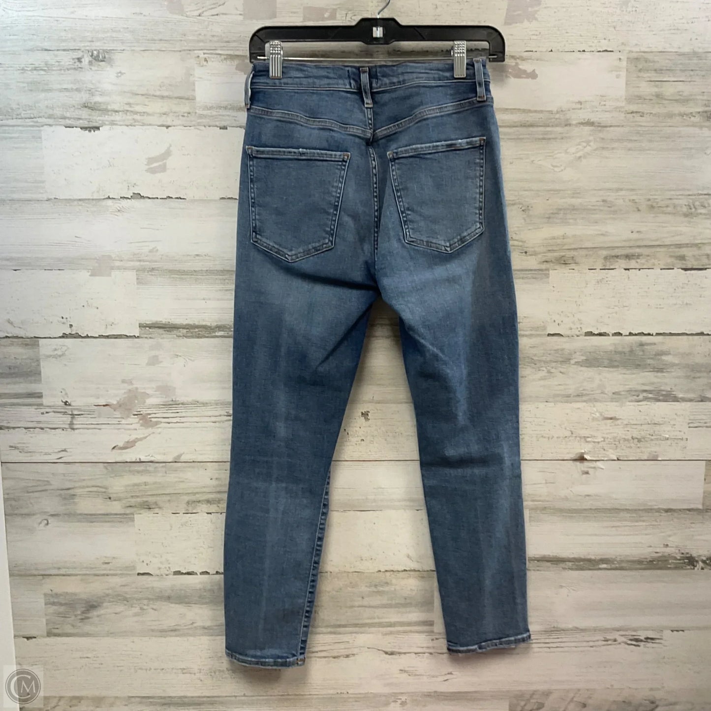Jeans Straight By Agolde In Blue Denim, Size: 6